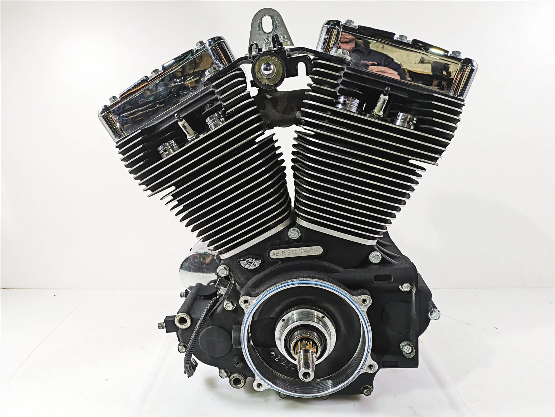 2003 Harley FLSTC Softail Heritage 100th Running 88ci Engine Motor 22K 16121-03 - Image 3