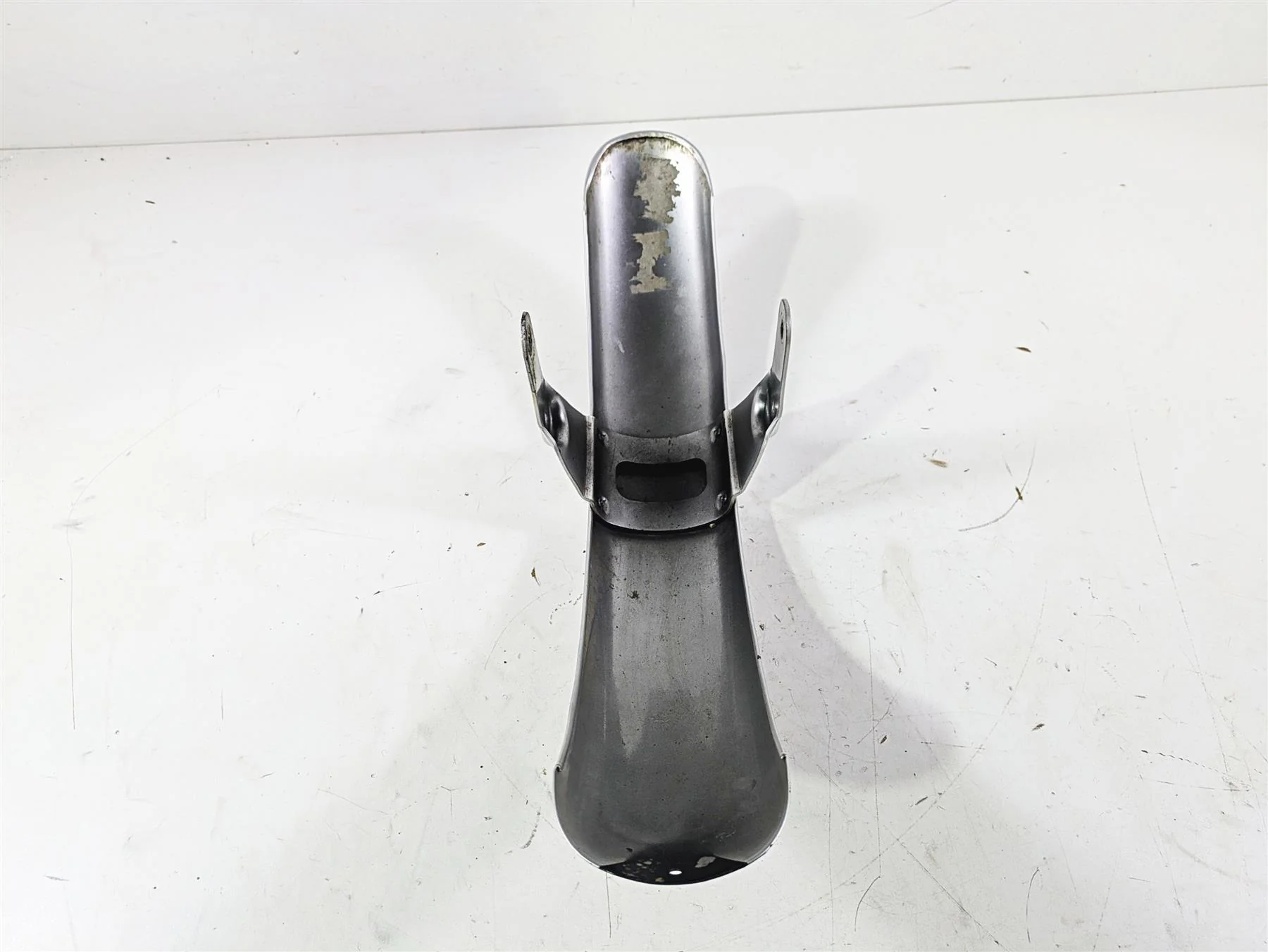 2003 Harley Softail FXSTDI Deuce 100th Front Fender Sterling Silver 59876-00A - Image 10