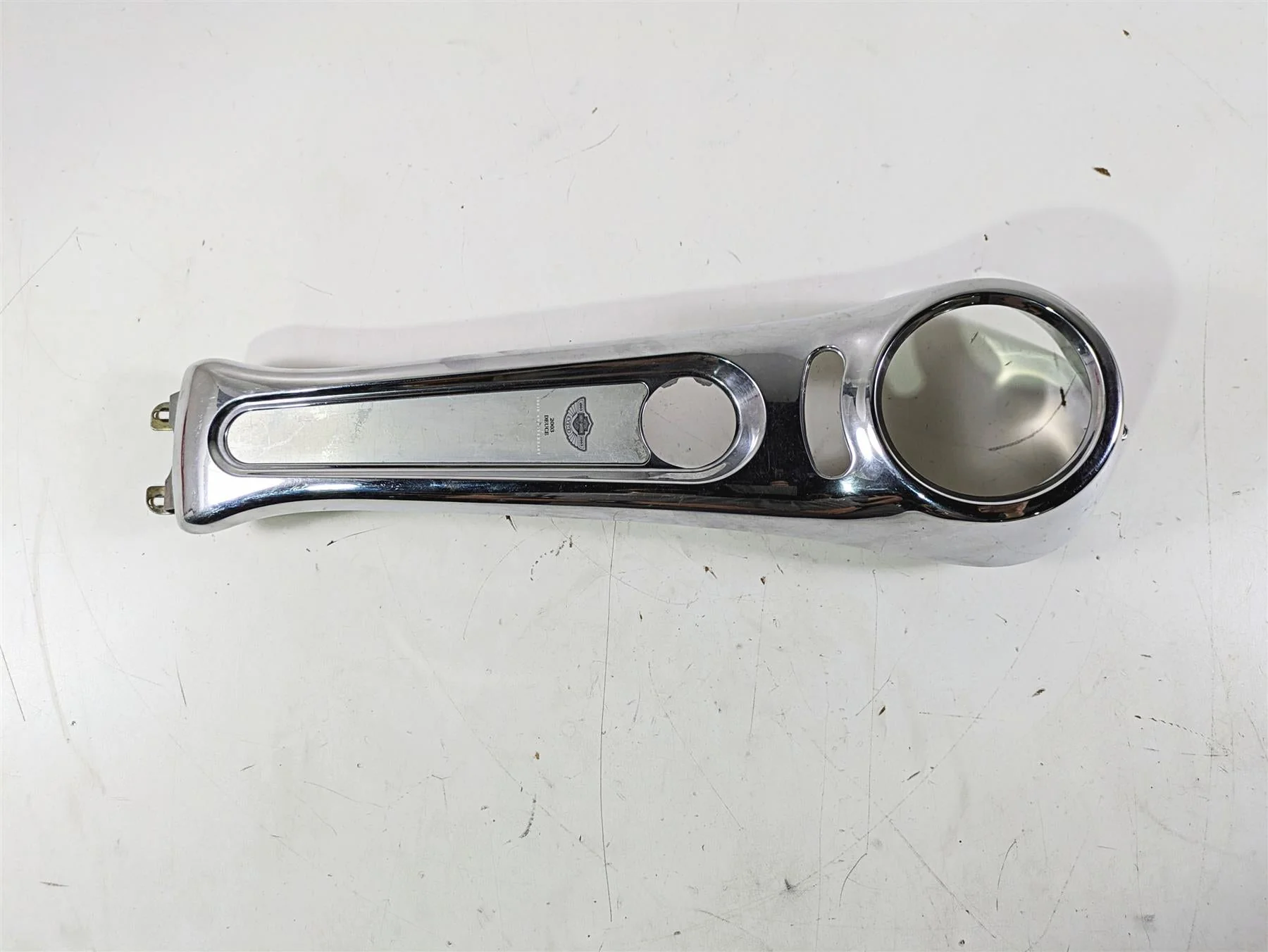 2003 Harley Softail FXSTDI Deuce 100th Fuel Tank Dash Console Cover 71439-00 - Image 5