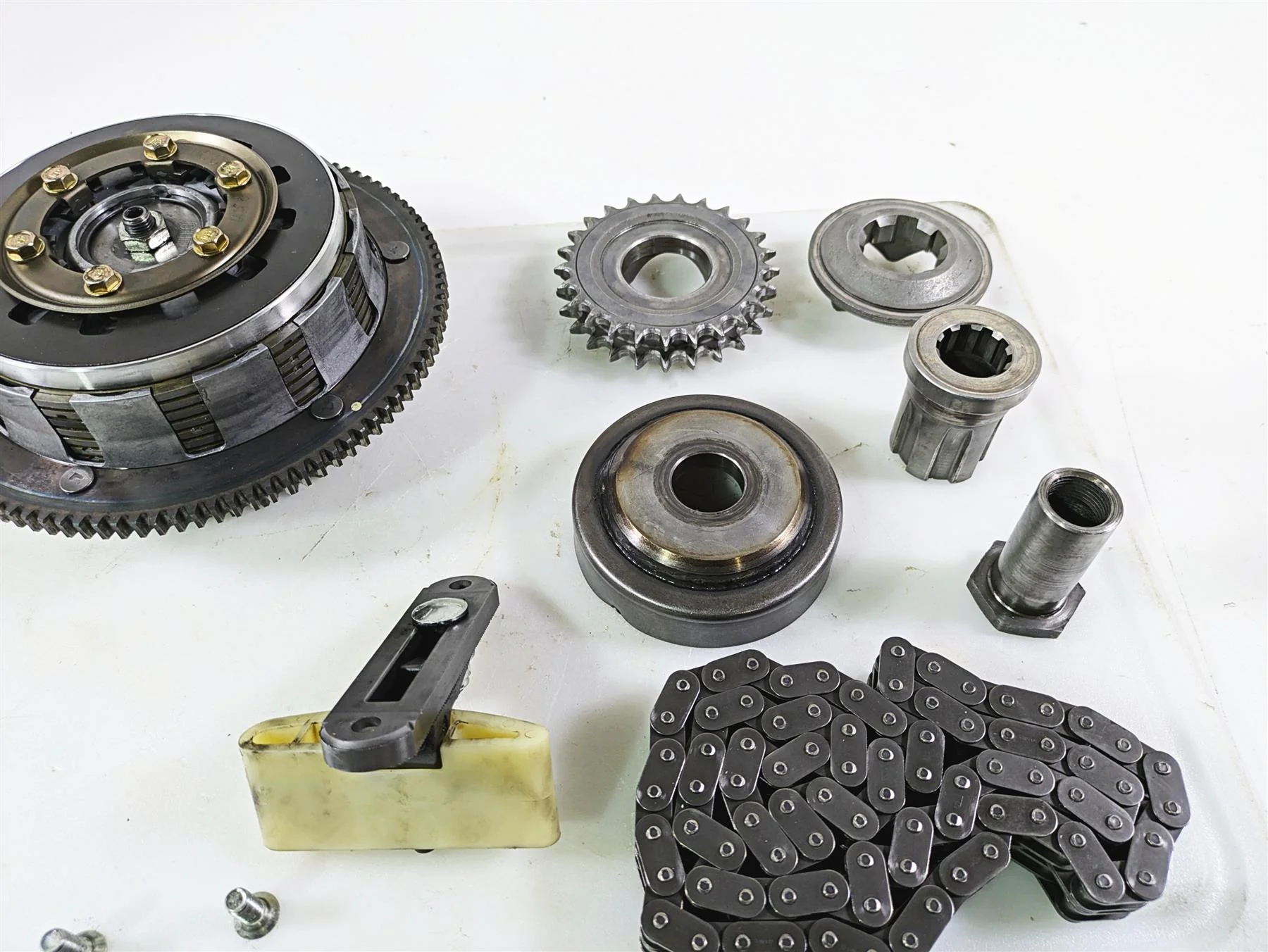 2003 Harley Softail FXSTDI Deuce 100th Primary Drive Clutch Kit 37802-98B - Image 10