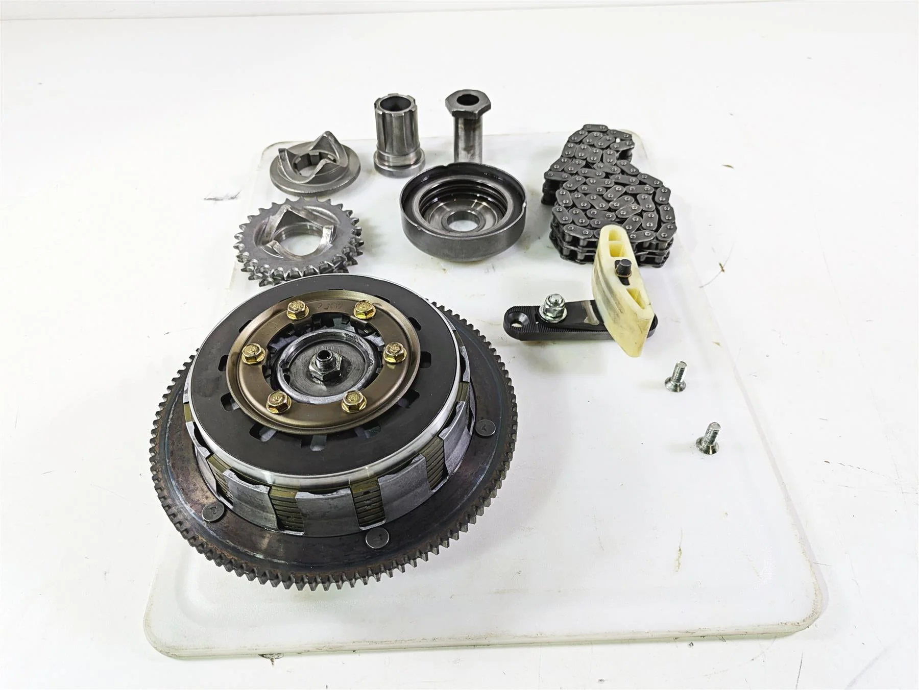 2003 Harley Softail FXSTDI Deuce 100th Primary Drive Clutch Kit 37802-98B - Image 4