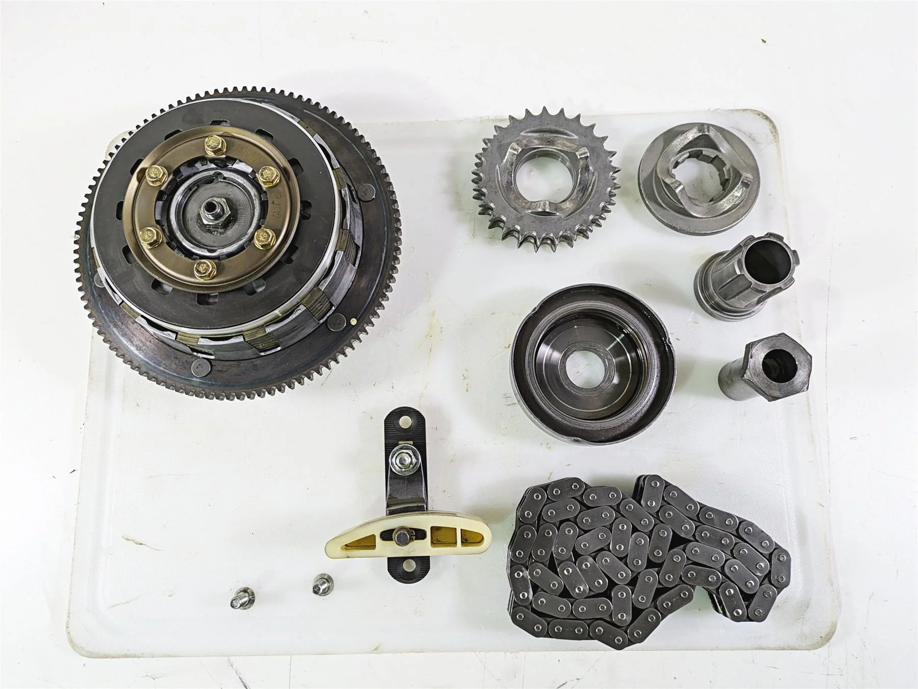 2003 Harley Softail FXSTDI Deuce 100th Primary Drive Clutch Kit 37802-98B - Image 5