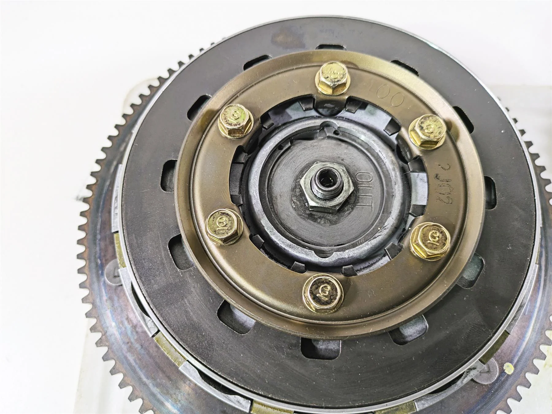 2003 Harley Softail FXSTDI Deuce 100th Primary Drive Clutch Kit 37802-98B - Image 7