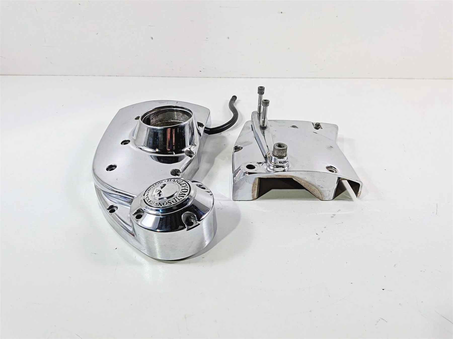 2003 Harley Sportster XL1200 Cam Gears Cover Fairing Set 25230-98A 34910-95 - Image 5