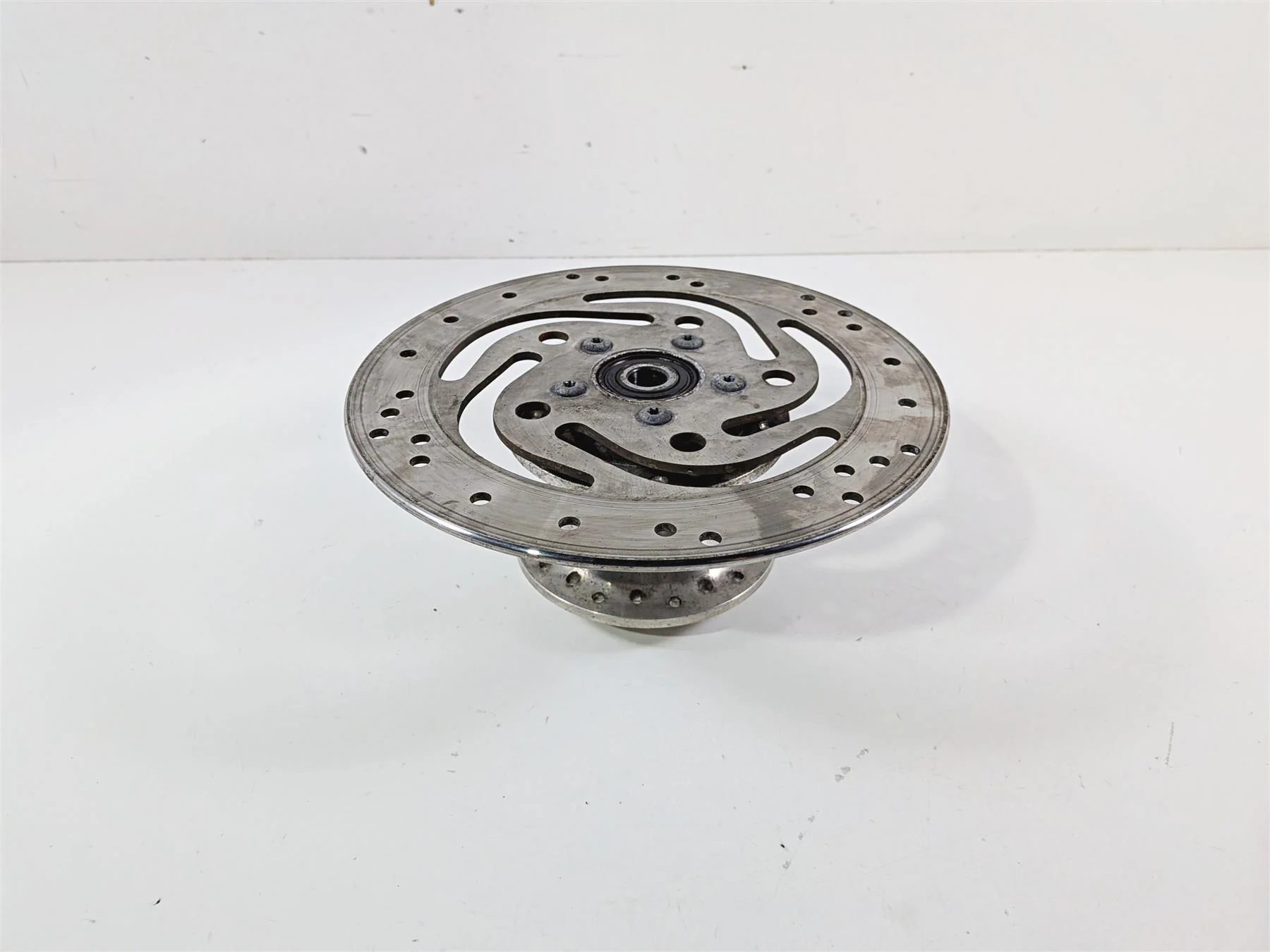 2003 Harley Sportster XL1200 Front Spoke Wheel Hub + Brake Disc Set 43105-05A - Image 11