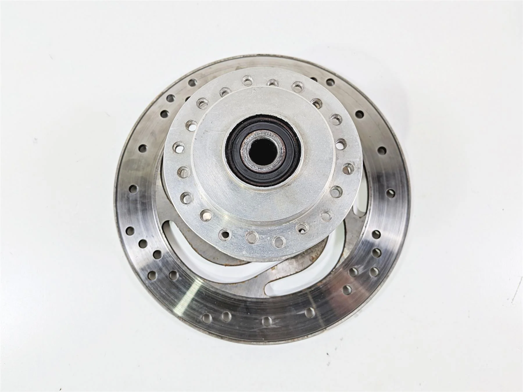 2003 Harley Sportster XL1200 Front Spoke Wheel Hub + Brake Disc Set 43105-05A - Image 12
