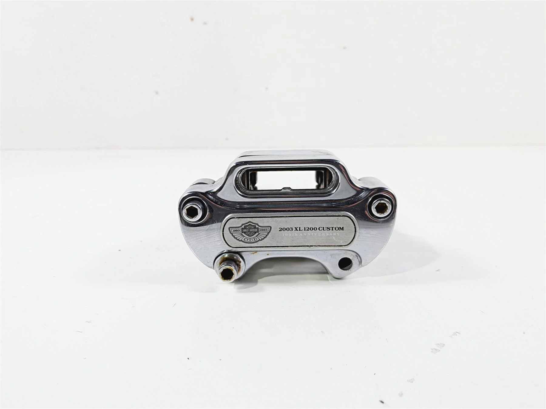2003 Harley Sportster XL1200 Handlebar Riser Holder 100th 5 1/4" Read 68030-96 - Image 2