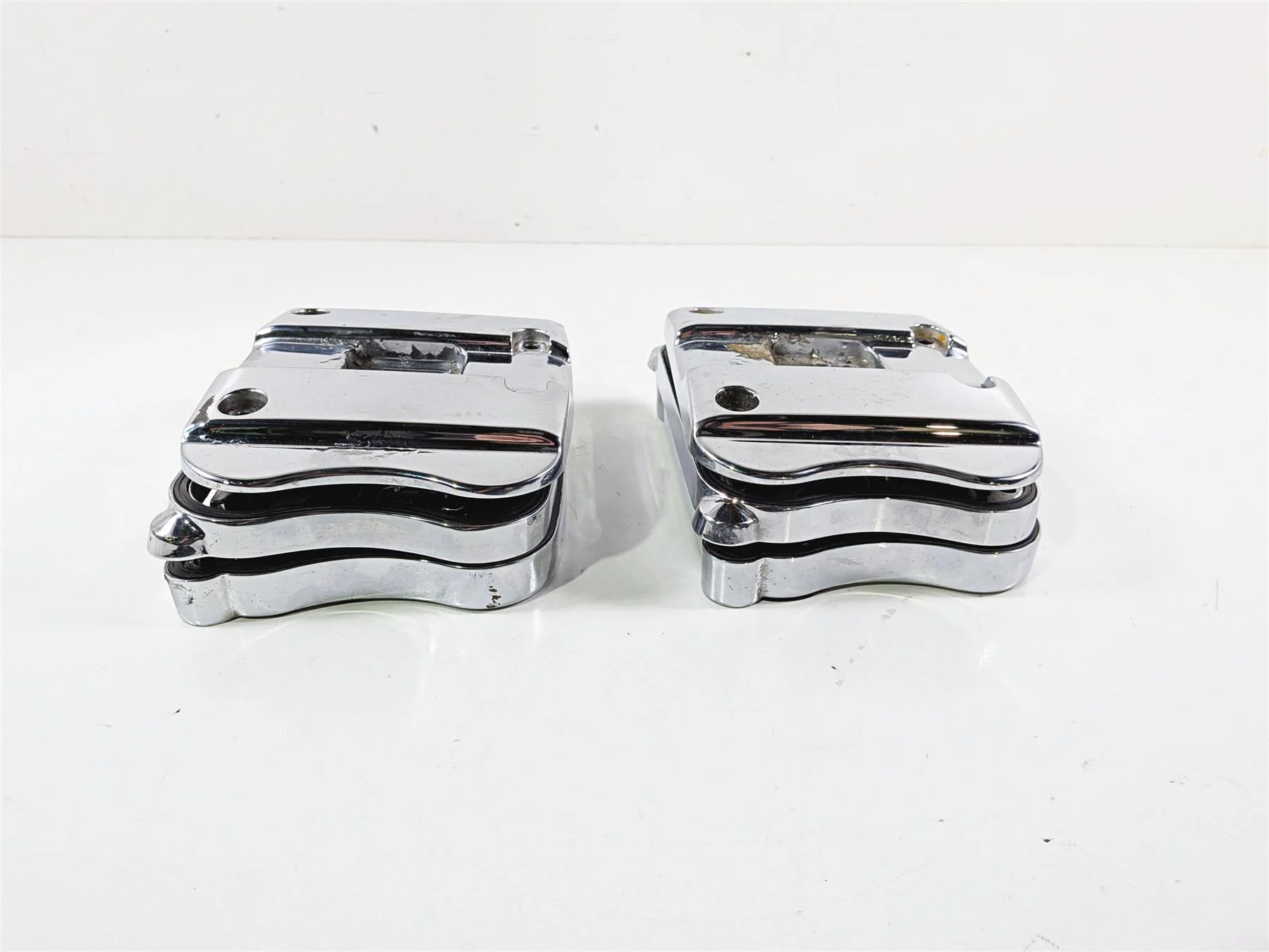 2003 Harley Sportster XL1200 Rocker Box Push Rod Cover Set 17581-01 17551-96 - Image 7