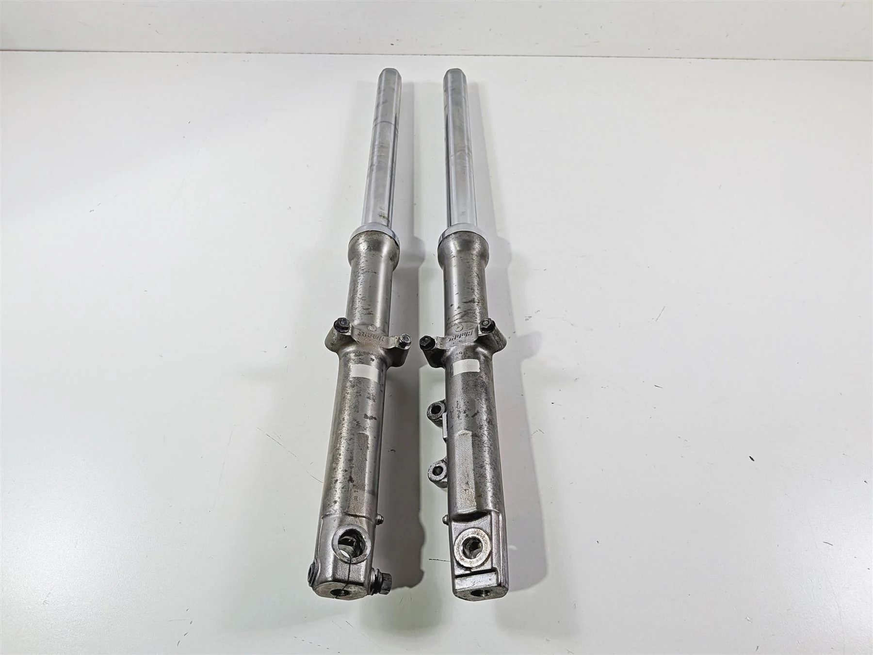 2003 Harley Sportster XL1200 Straight Front Fork Set 39mm Read 45900-00 45901-00 - Image 6