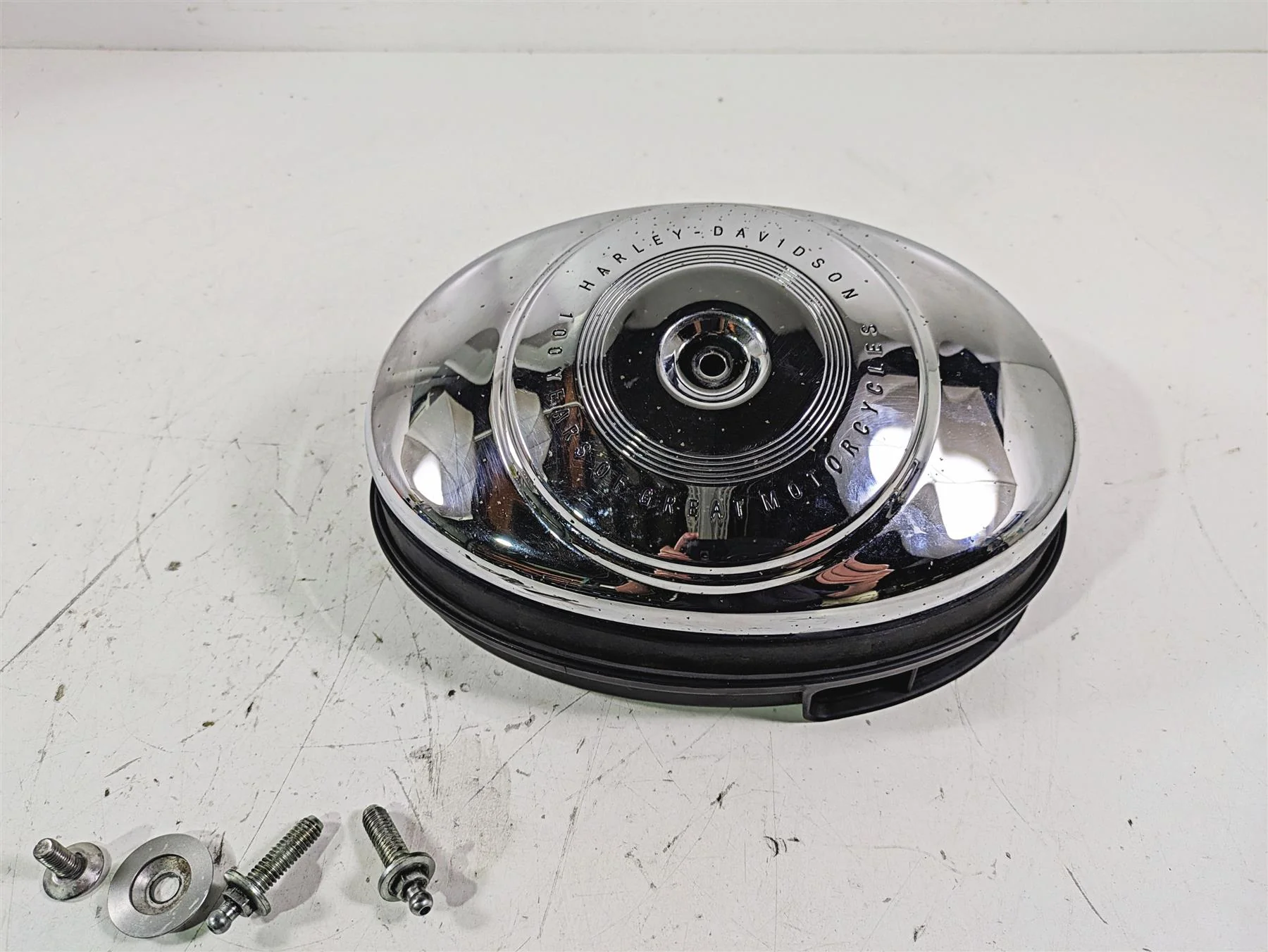 2003 Harley Touring FLHTCUI 100TH E-Glide Air Cleaner Breather Filter 29809-03 - Image 12