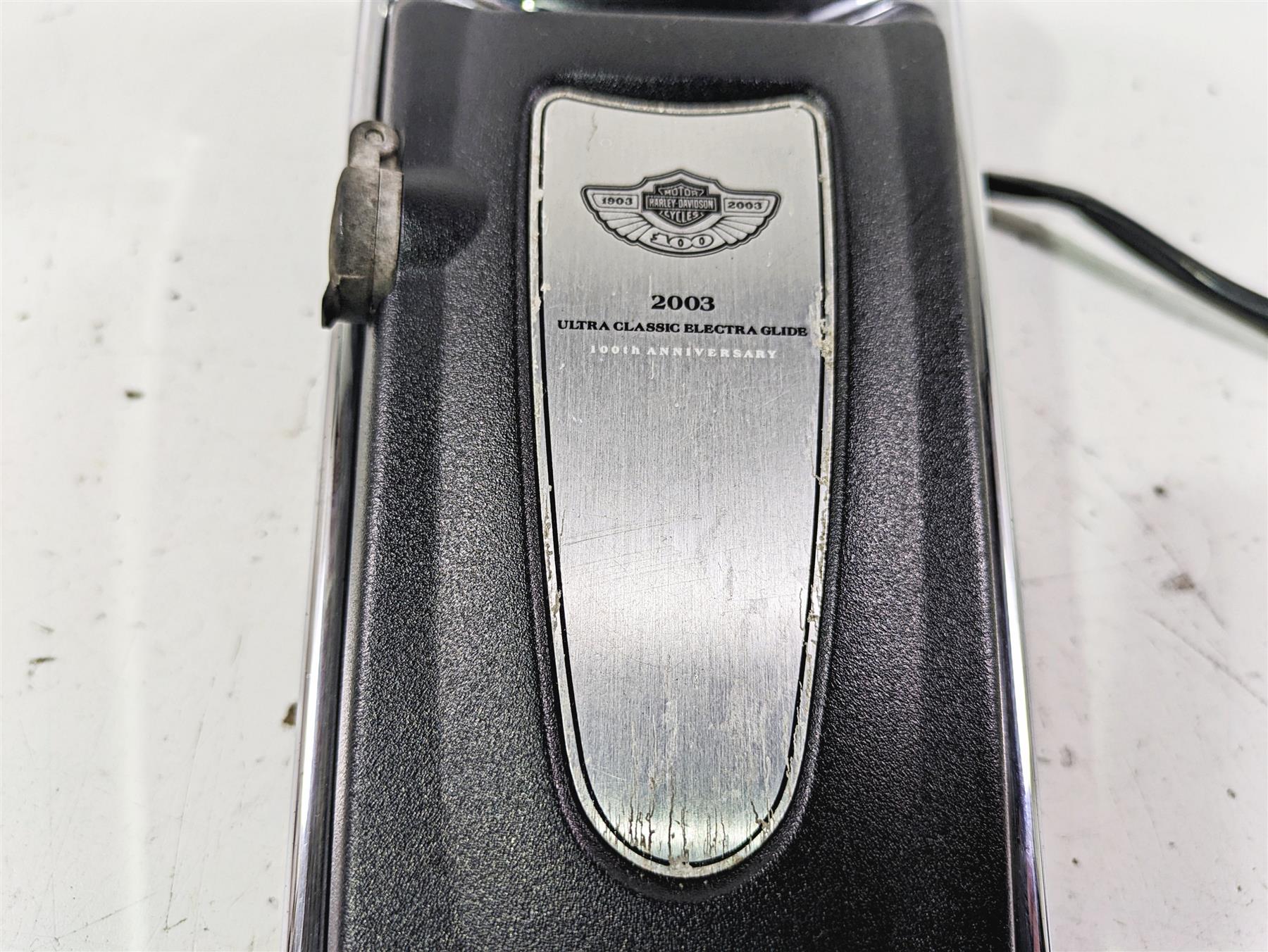 2003 Harley Touring FLHTCUI 100TH E-Glide Fuel Tank Dash Cover 61270-98 - Image 4