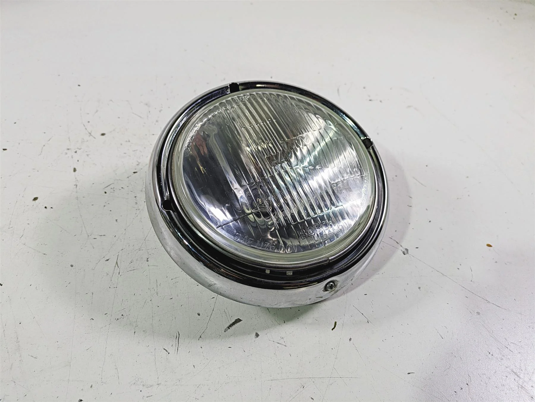 2003 Harley Touring FLHTCUI 100TH E-Glide Headlight Head Light Lamp 67728-02A - Image 12