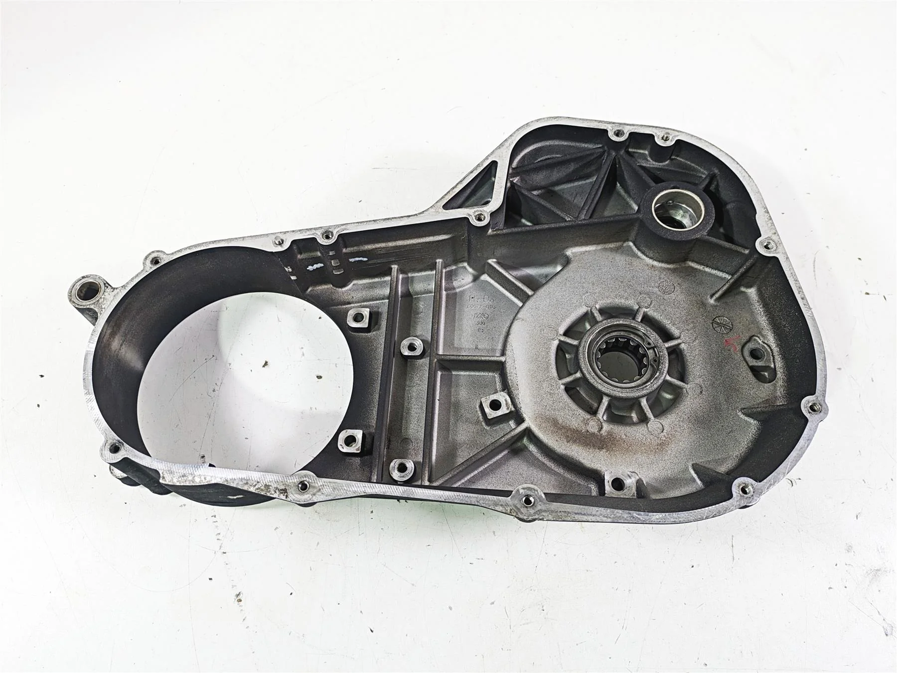 2003 Harley Touring FLHTCUI 100TH E-Glide Inner Primary Clutch Cover 60677-01B - Image 8
