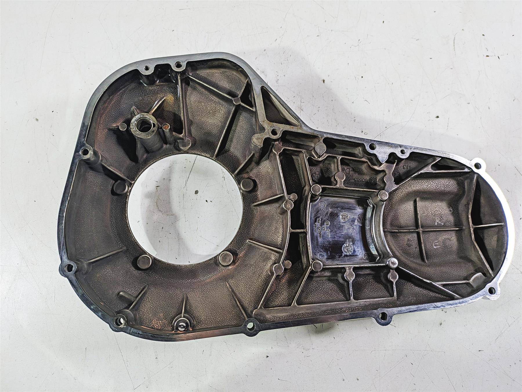 2003 Harley Touring FLHTCUI 100TH E-Glide Outer Primary Clutch Cover 60685-99 - Image 2