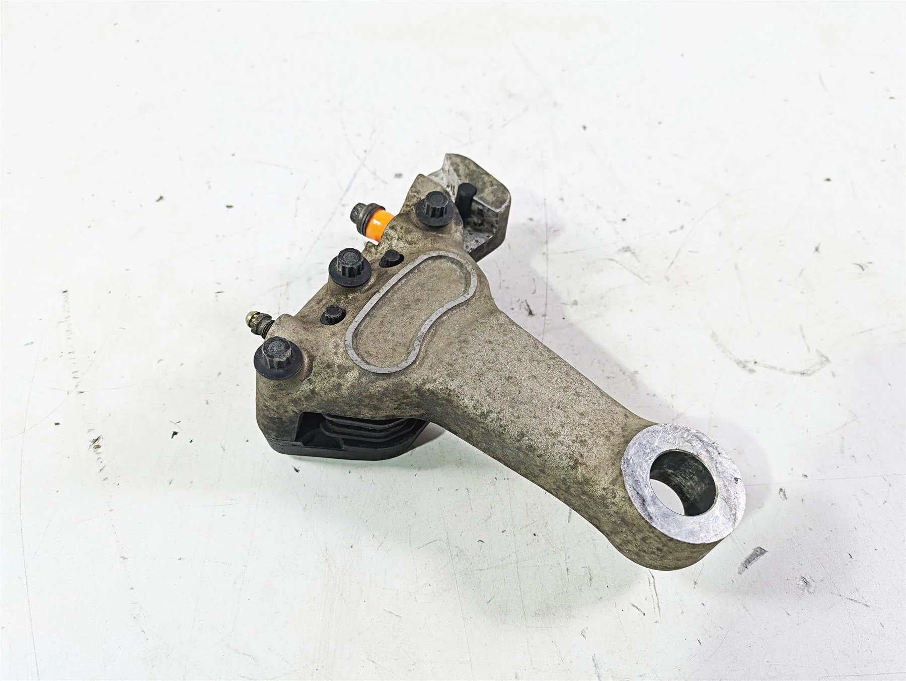 2003 Harley Touring FLHTCUI 100TH E-Glide Rear Brake Caliper & Bracket 44080-02C - Image 12