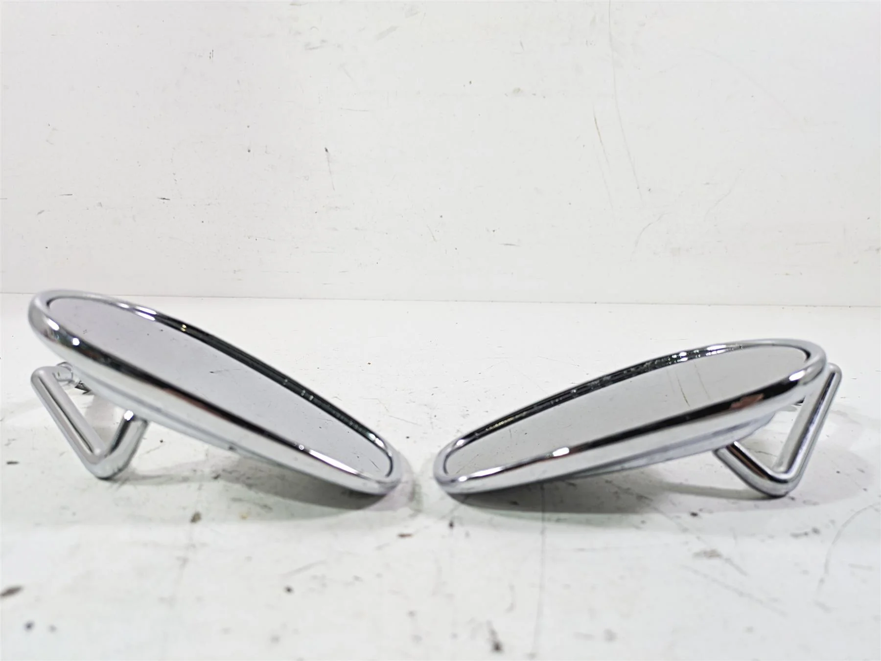 2003 Harley Touring FLHTCUI 100TH E-Glide Rear Chrome Mirror -Read 91845-03B - Image 4