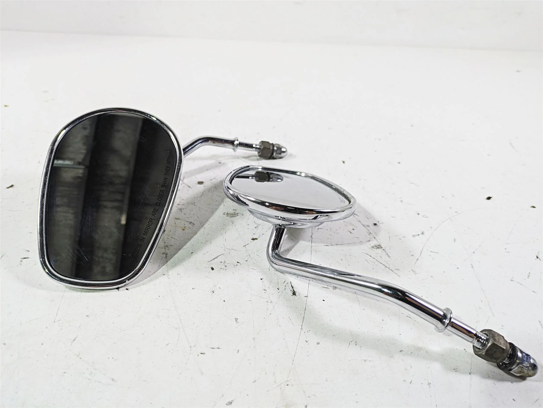 2003 Harley Touring FLHTCUI 100TH E-Glide Rear Chrome Mirror -Read 91845-03B - Image 5