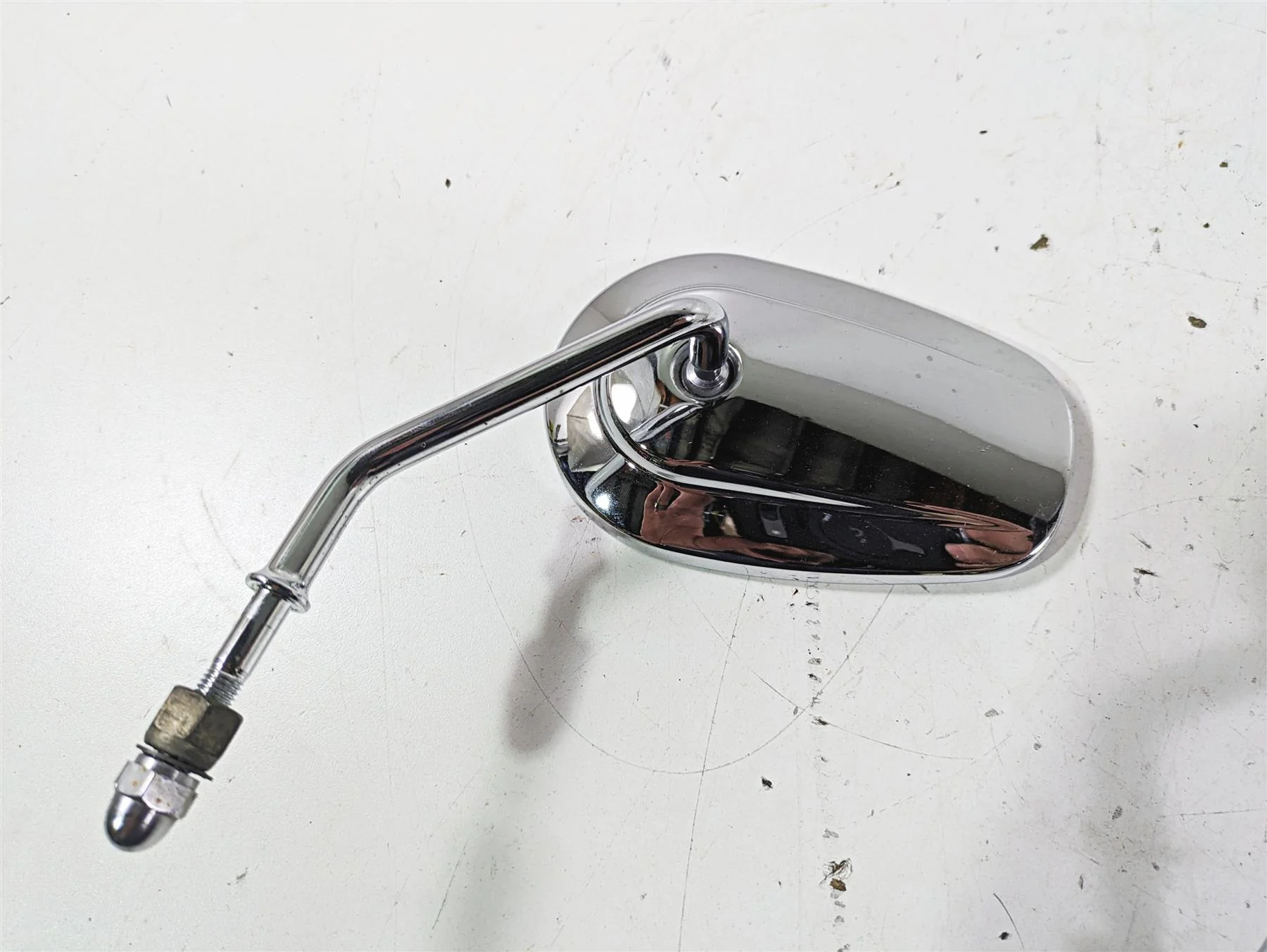 2003 Harley Touring FLHTCUI 100TH E-Glide Rear Chrome Mirror -Read 91845-03B - Image 9