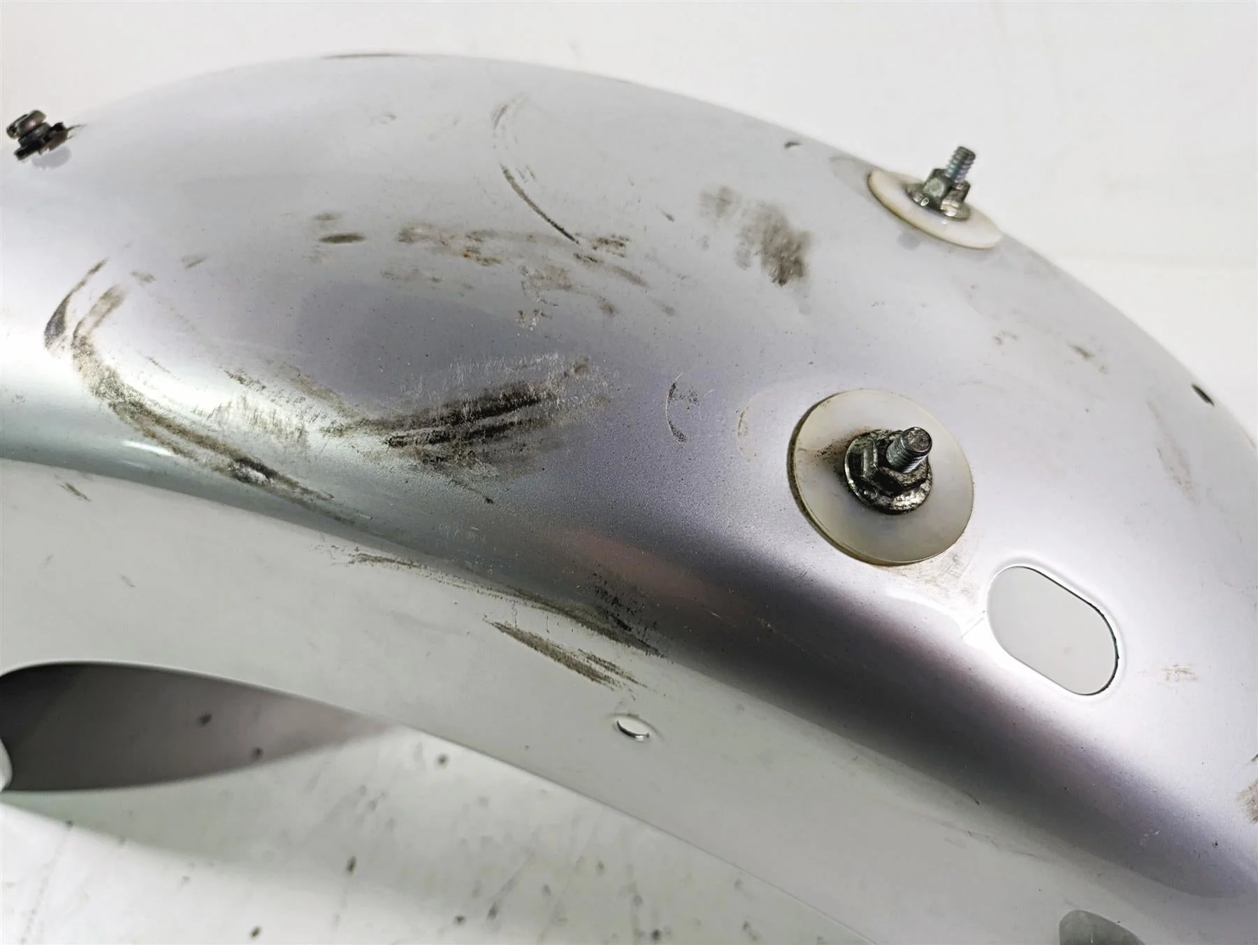 2003 Harley Touring FLHTCUI 100TH E-Glide Rear Fender Sterling Silver 59579-01B - Image 9