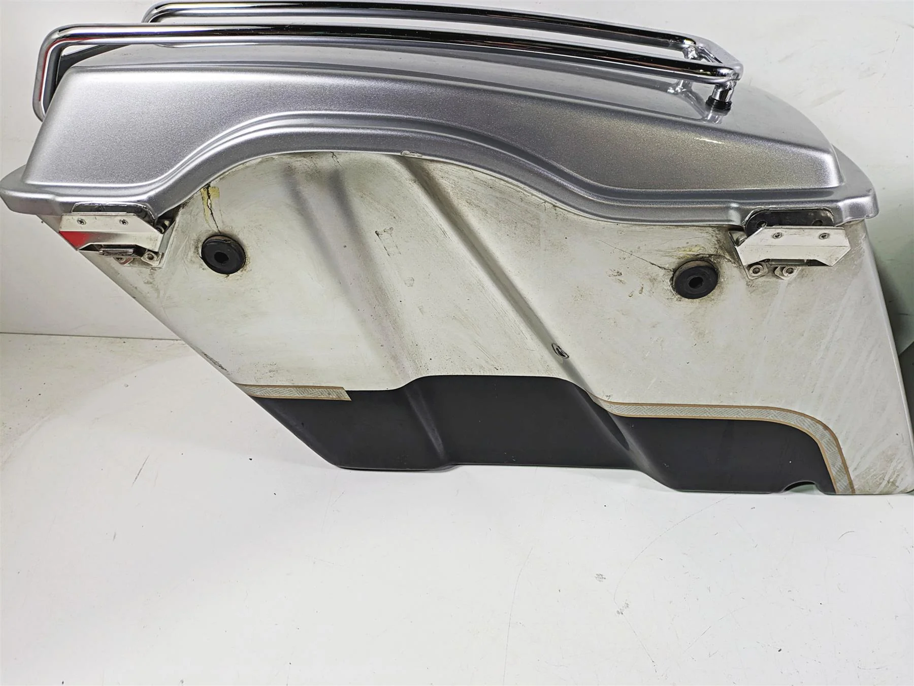 2003 Harley Touring FLHTCUI 100TH E-Glide Saddlebag Saddle Bag Set Read 90753-93 - Image 5
