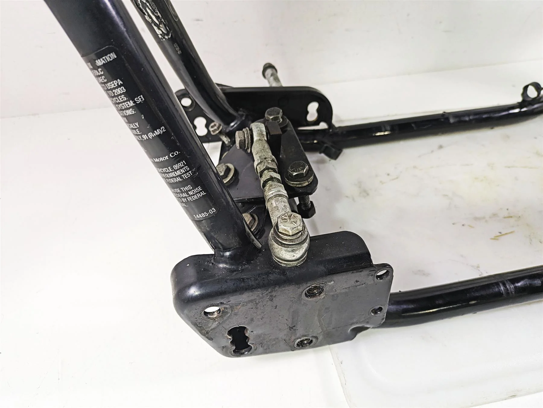 2003 Harley Touring FLHTCUI 100TH E-Glide Straight Main Frame Chassis With Clean North Carolina Title 47900-02A - Image 11