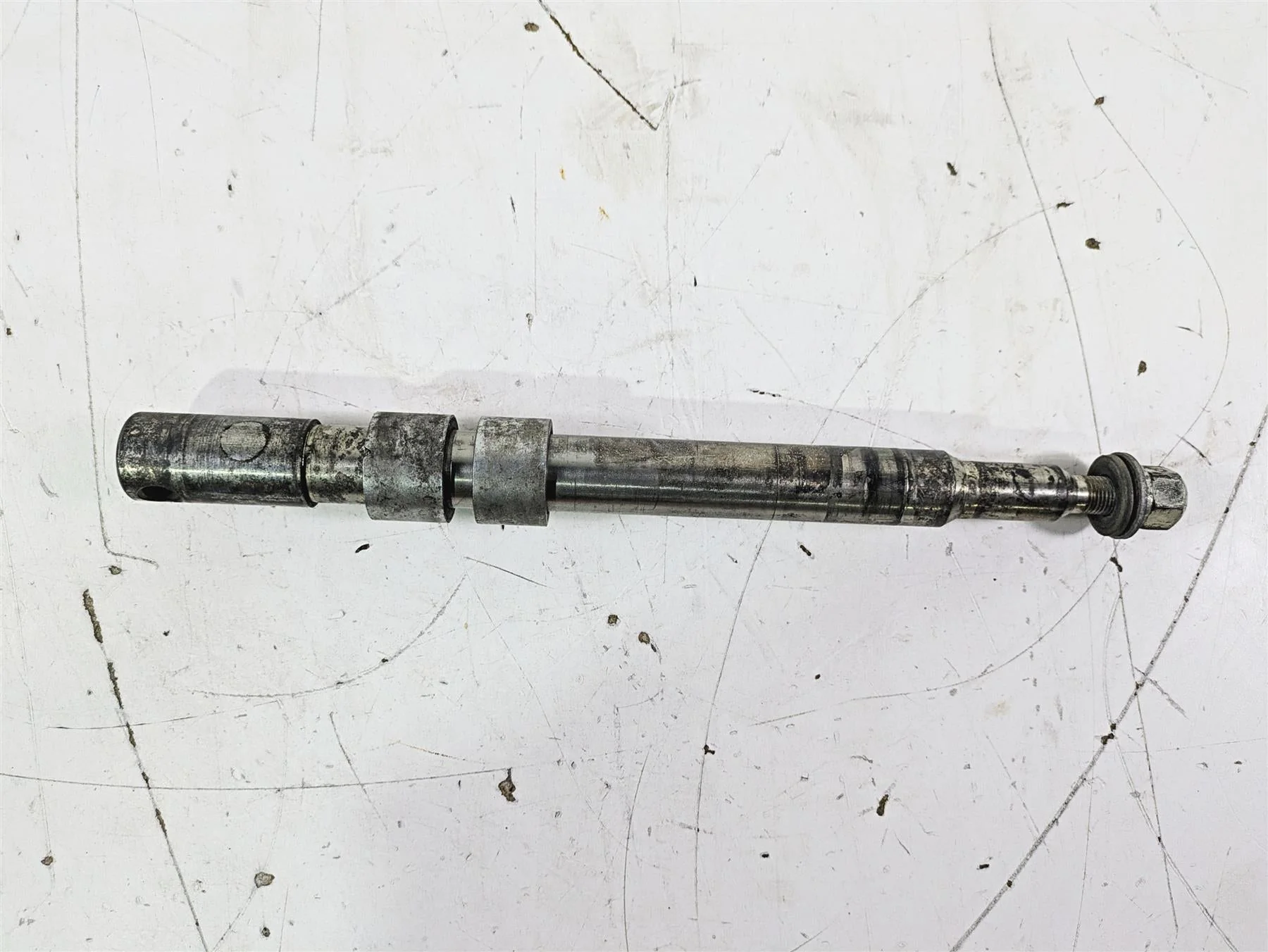 2003 Harley Touring FLHTCUI E-Glide 100th Front Axle Wheel Spindle 43364-00 - Image 5