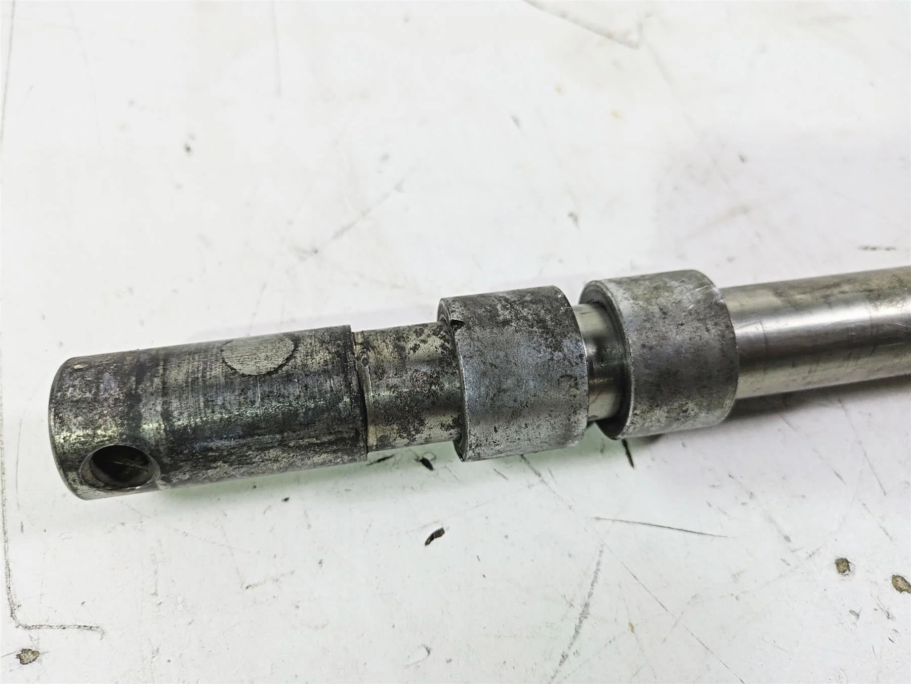 2003 Harley Touring FLHTCUI E-Glide 100th Front Axle Wheel Spindle 43364-00 - Image 8