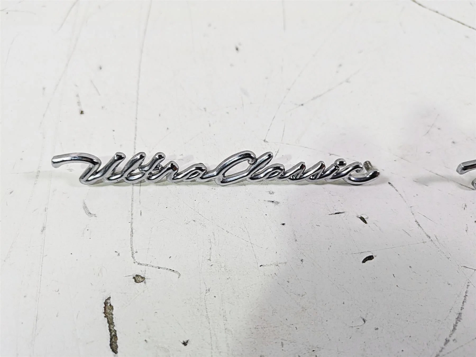 2003 Harley Touring FLHTCUI E-Glide 100th Front Fender Emblem Set 59236-97A - Image 3