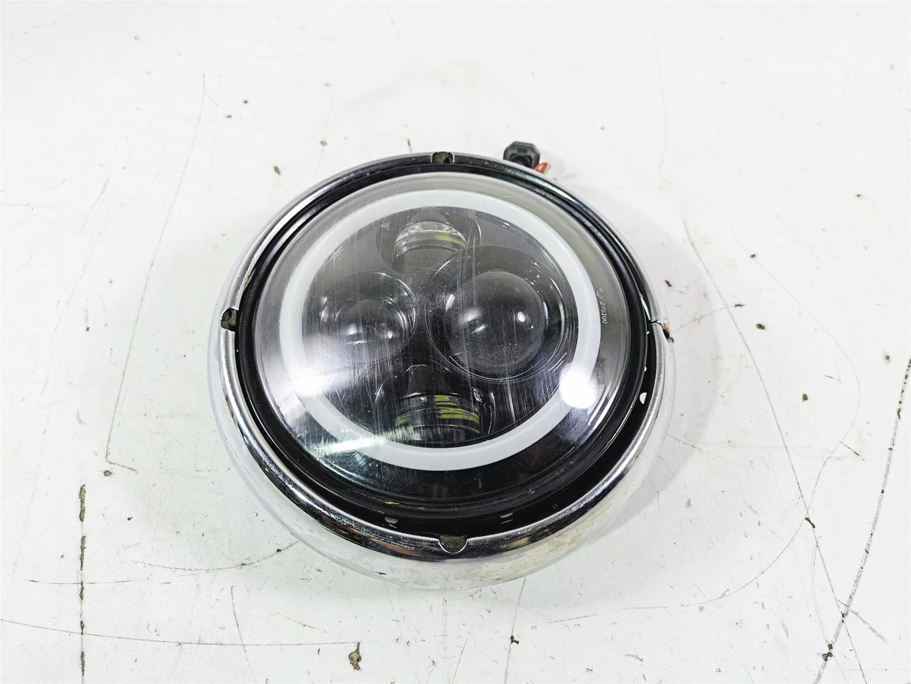 2003 Harley Touring FLHTCUI E-Glide 100th Led Headlight Head Lamp Light - Image 2