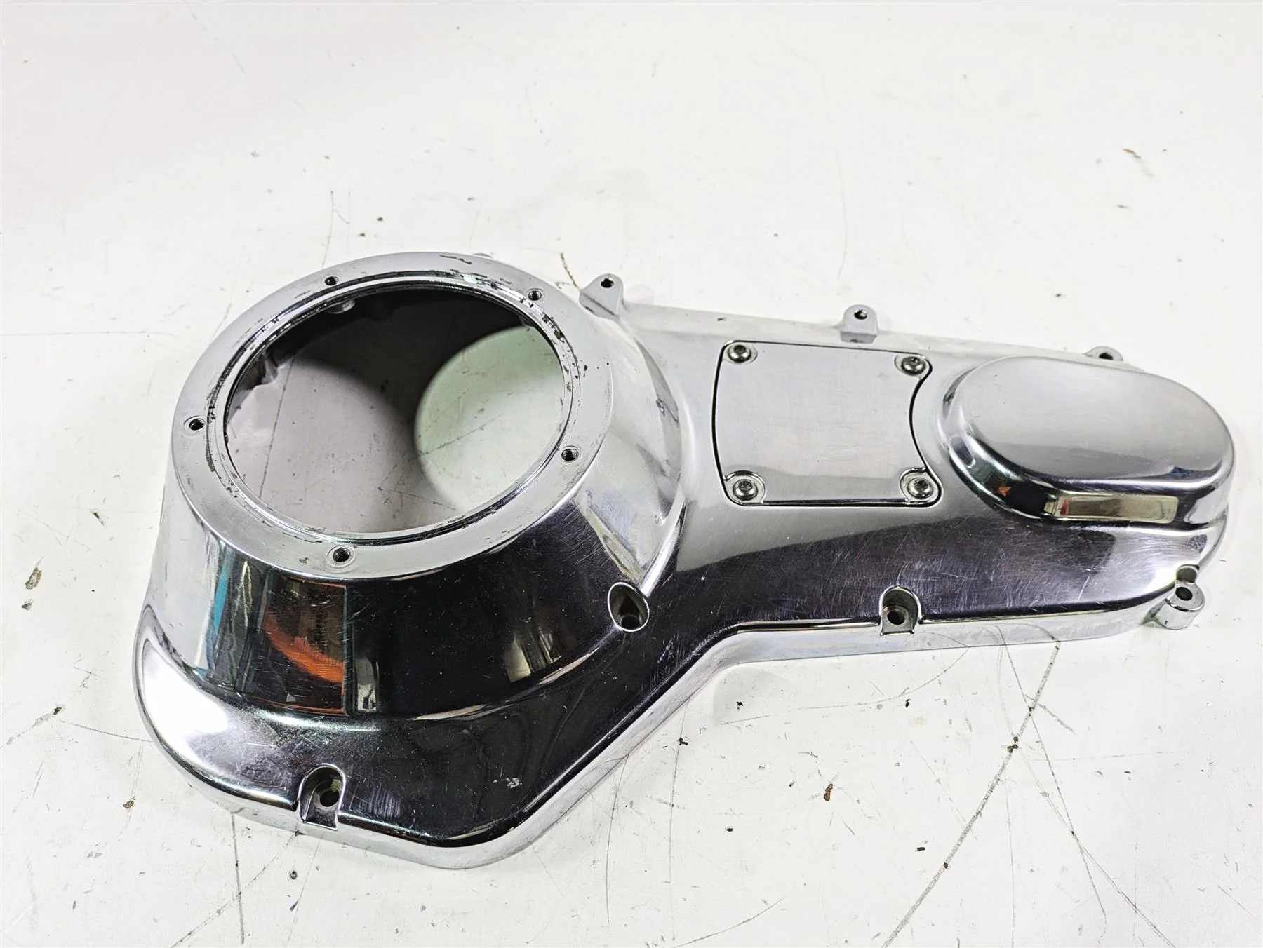 2003 Harley Touring FLHTCUI E-Glide 100th Outer Primary Drive Cover 60672-98 - Image 3