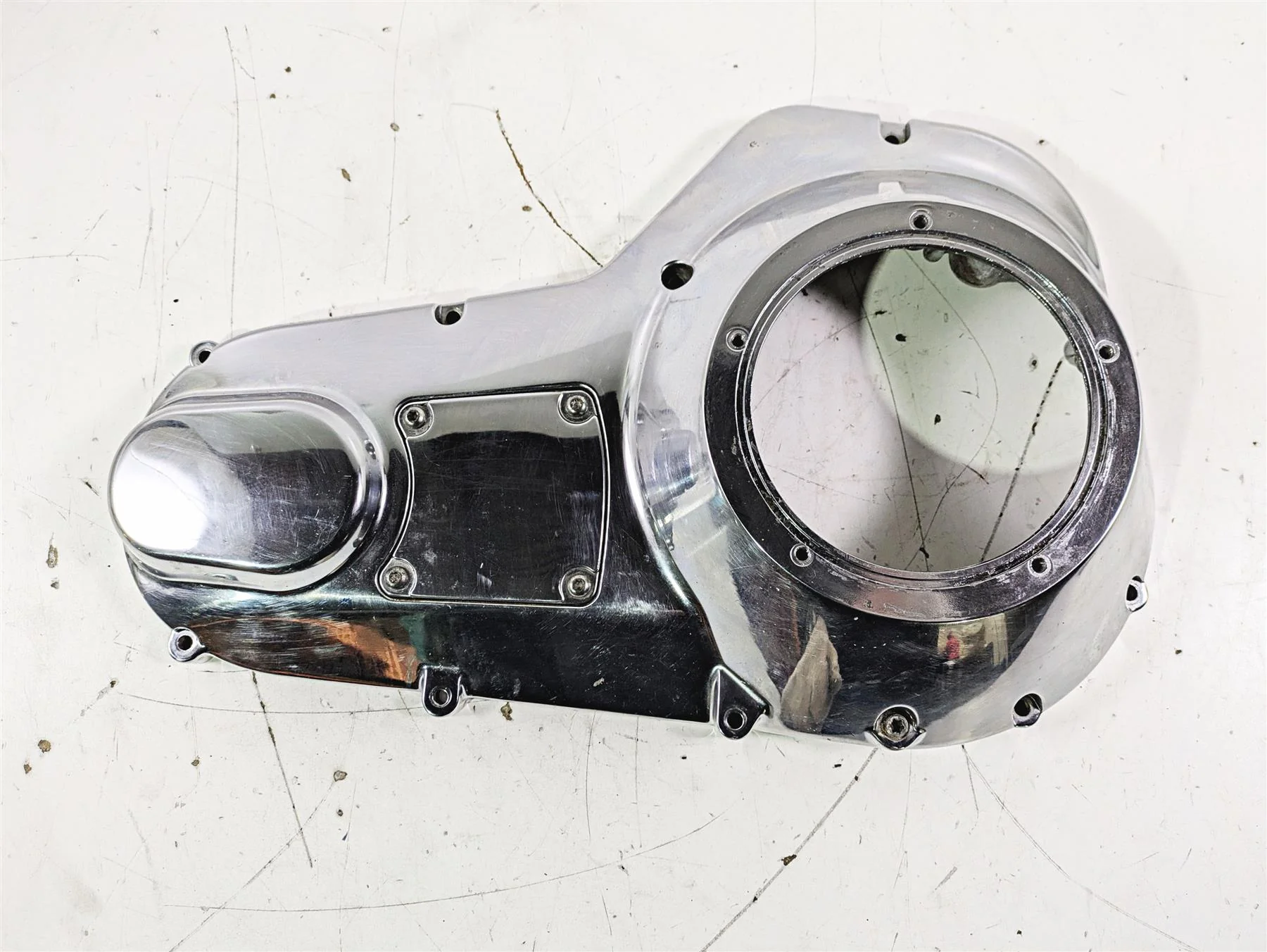 2003 Harley Touring FLHTCUI E-Glide 100th Outer Primary Drive Cover 60672-98 - Image 5