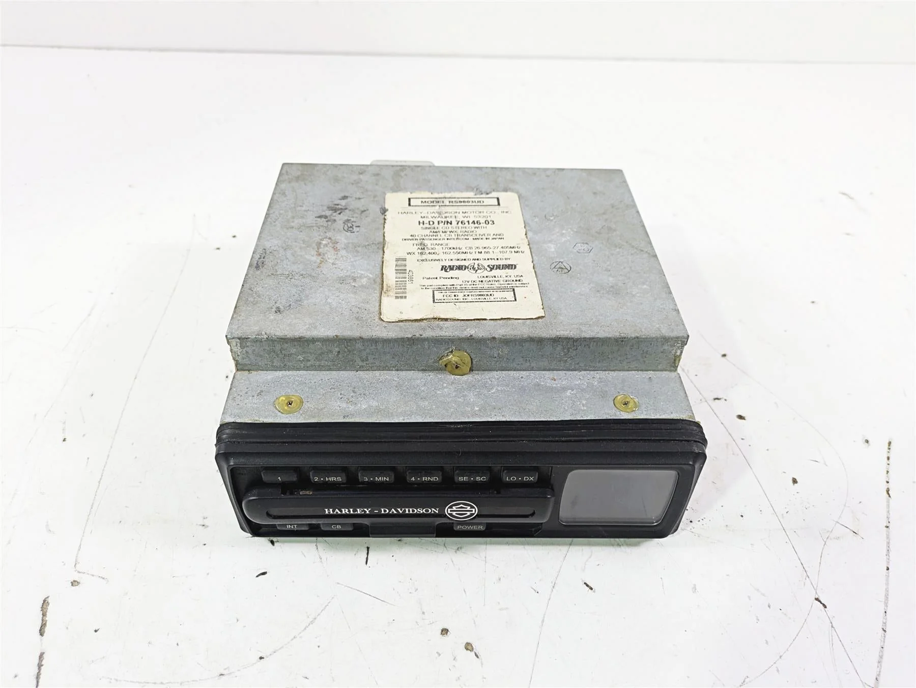 2003 Harley Touring FLHTCUI E-Glide 100th Radio Cd-Player RS9803UD 76146-03
