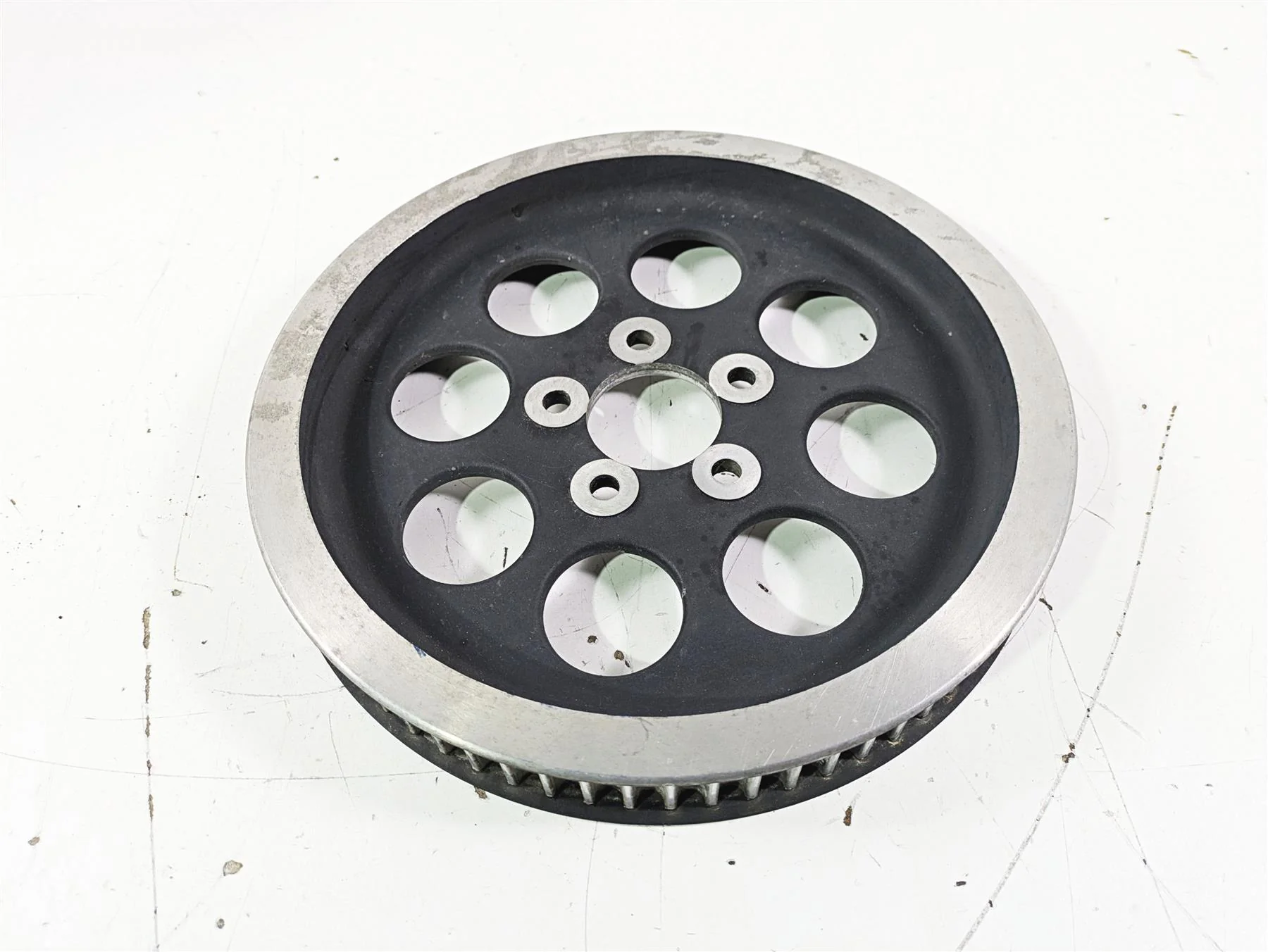 2003 Harley Touring FLHTCUI E-Glide 100th Rear Belt Pulley 70T 1.5" 40225-86A - Image 3