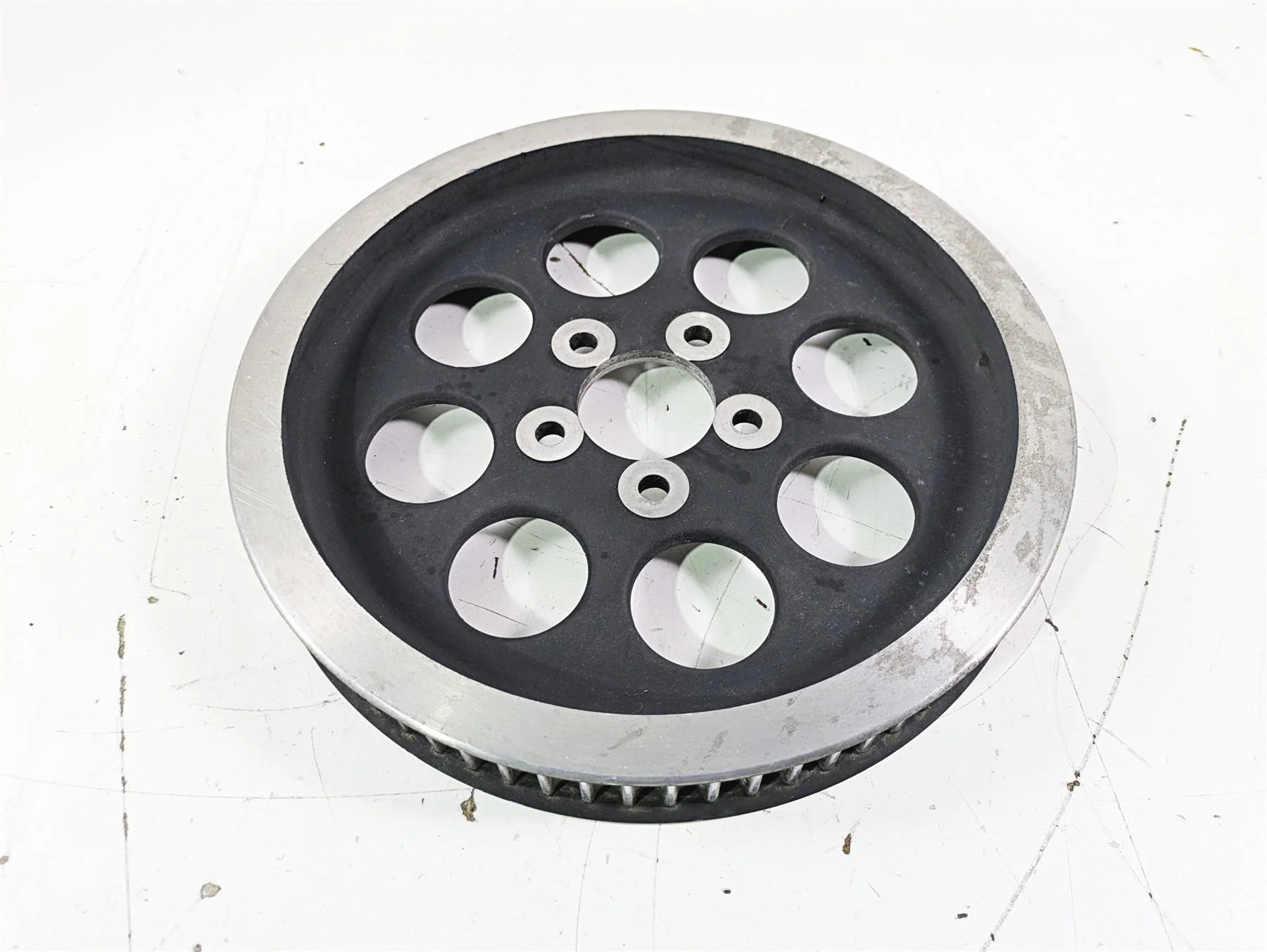 2003 Harley Touring FLHTCUI E-Glide 100th Rear Belt Pulley 70T 1.5" 40225-86A - Image 4