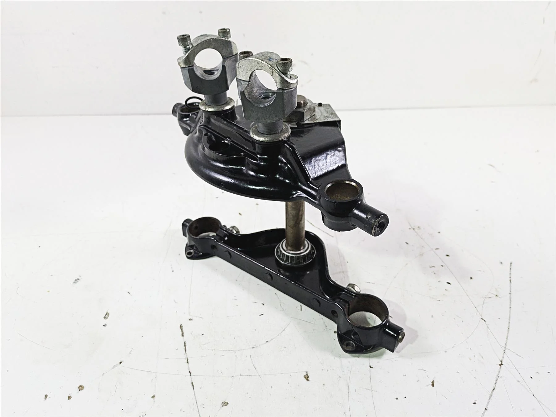2003 Harley Touring FLHTCUI E-Glide 100th Upper Lower Triple Tree Set 45446-87A - Image 12