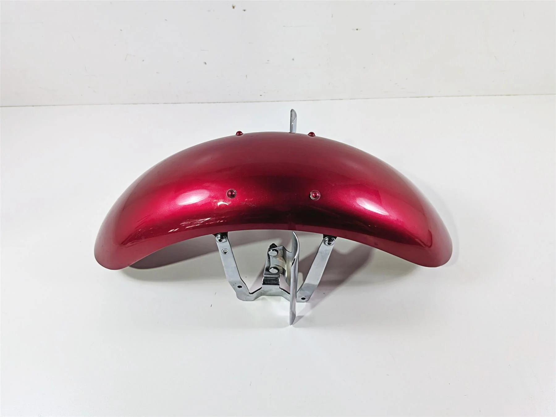 2003 Honda V-Twin VTX1800 C Front Fender Durango Red Metallic 61110-MCH-A00ZA - Image 2