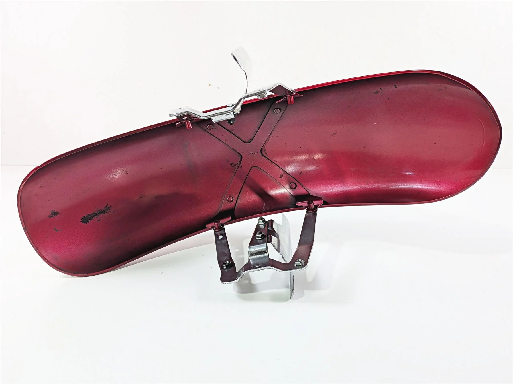 2003 Honda V-Twin VTX1800 C Front Fender Durango Red Metallic 61110-MCH-A00ZA - Image 7