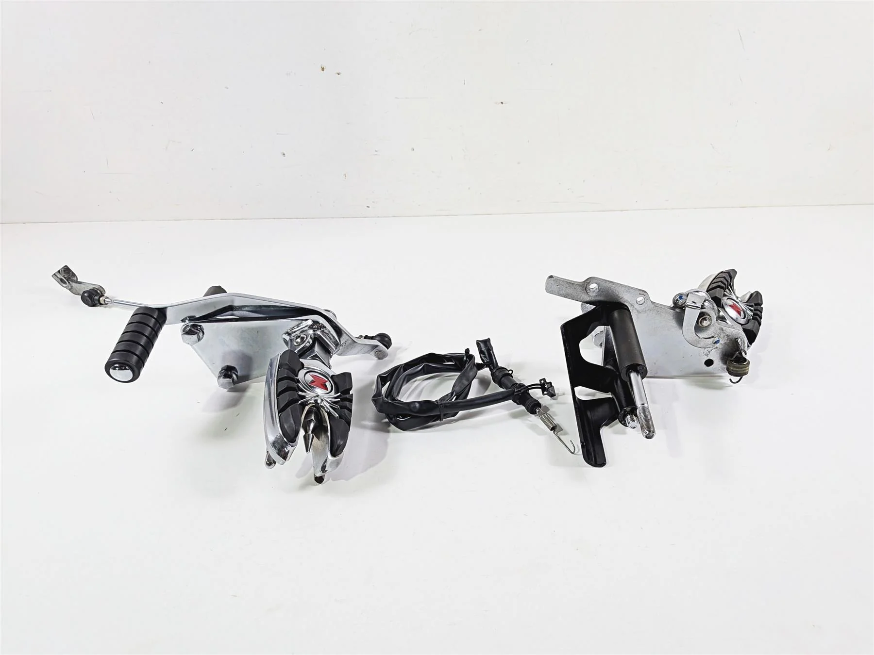 2003 Honda V-Twin VTX1800 C Front Foot Peg Shifter Brake Pedal Set 50615-MCH-C10 - Image 5