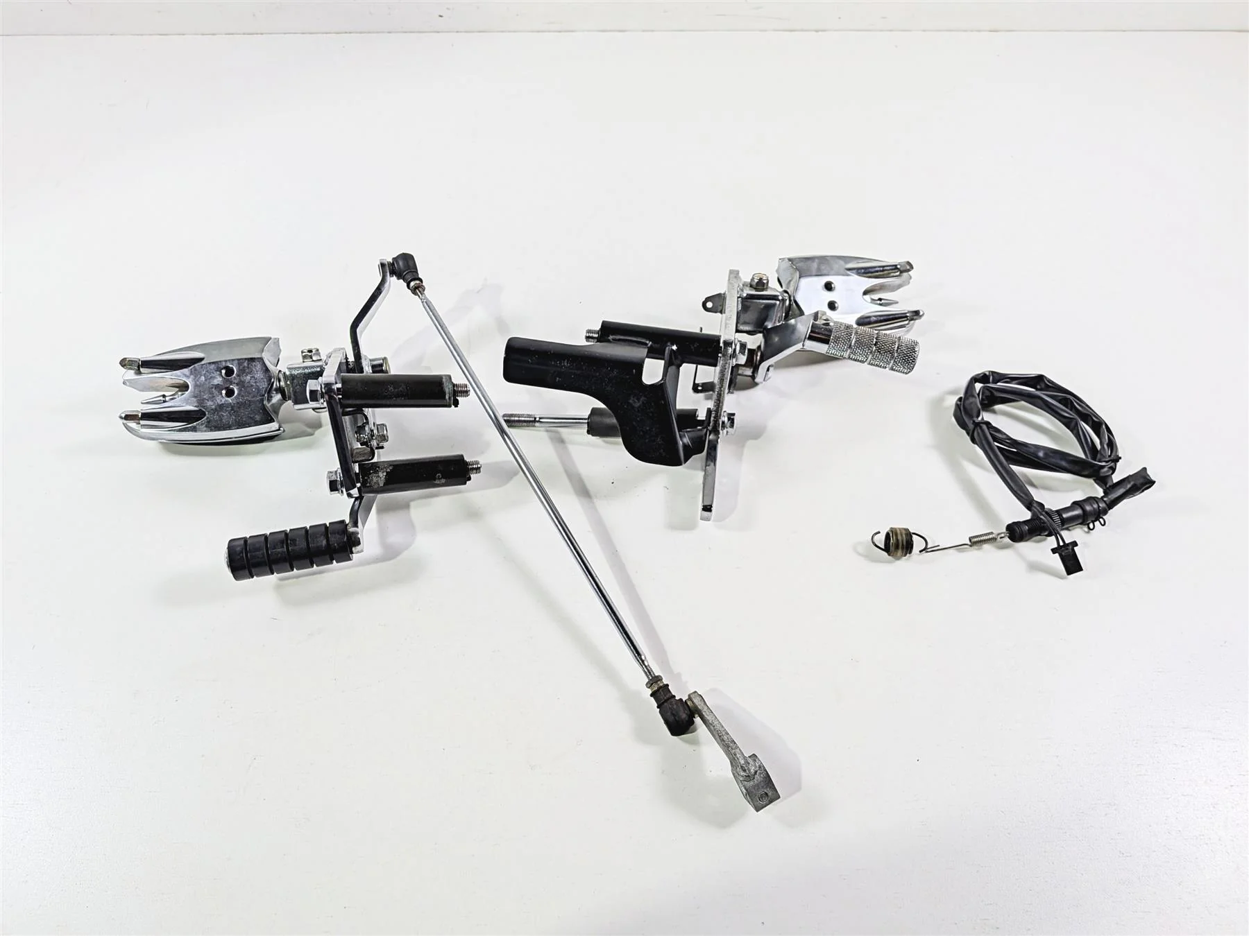 2003 Honda V-Twin VTX1800 C Front Foot Peg Shifter Brake Pedal Set 50615-MCH-C10 - Image 8