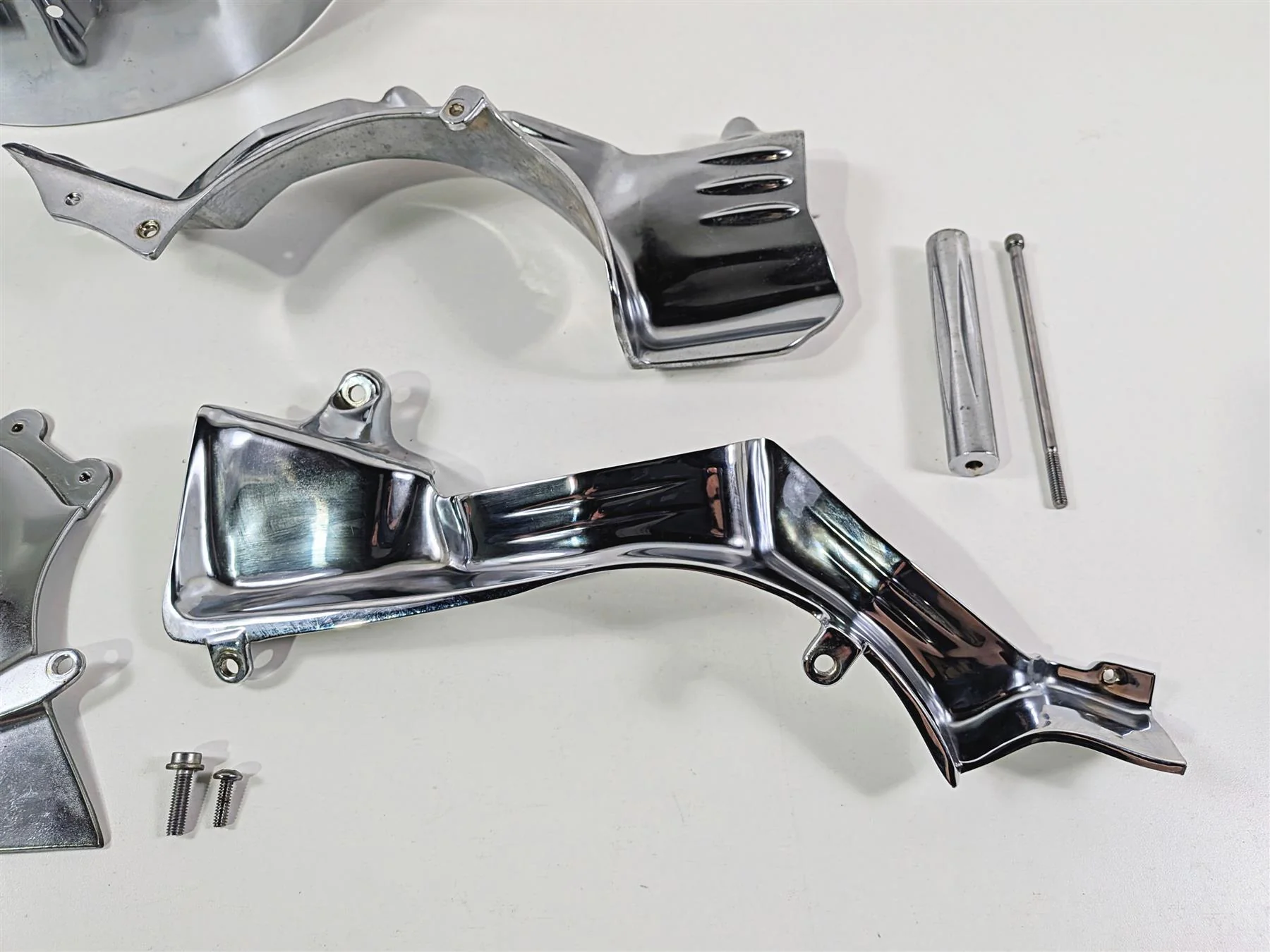 2003 Honda V-Twin VTX1800 C Kuryakyn Engine Case & Clutch Chrome Cover Set 7704 - Image 4