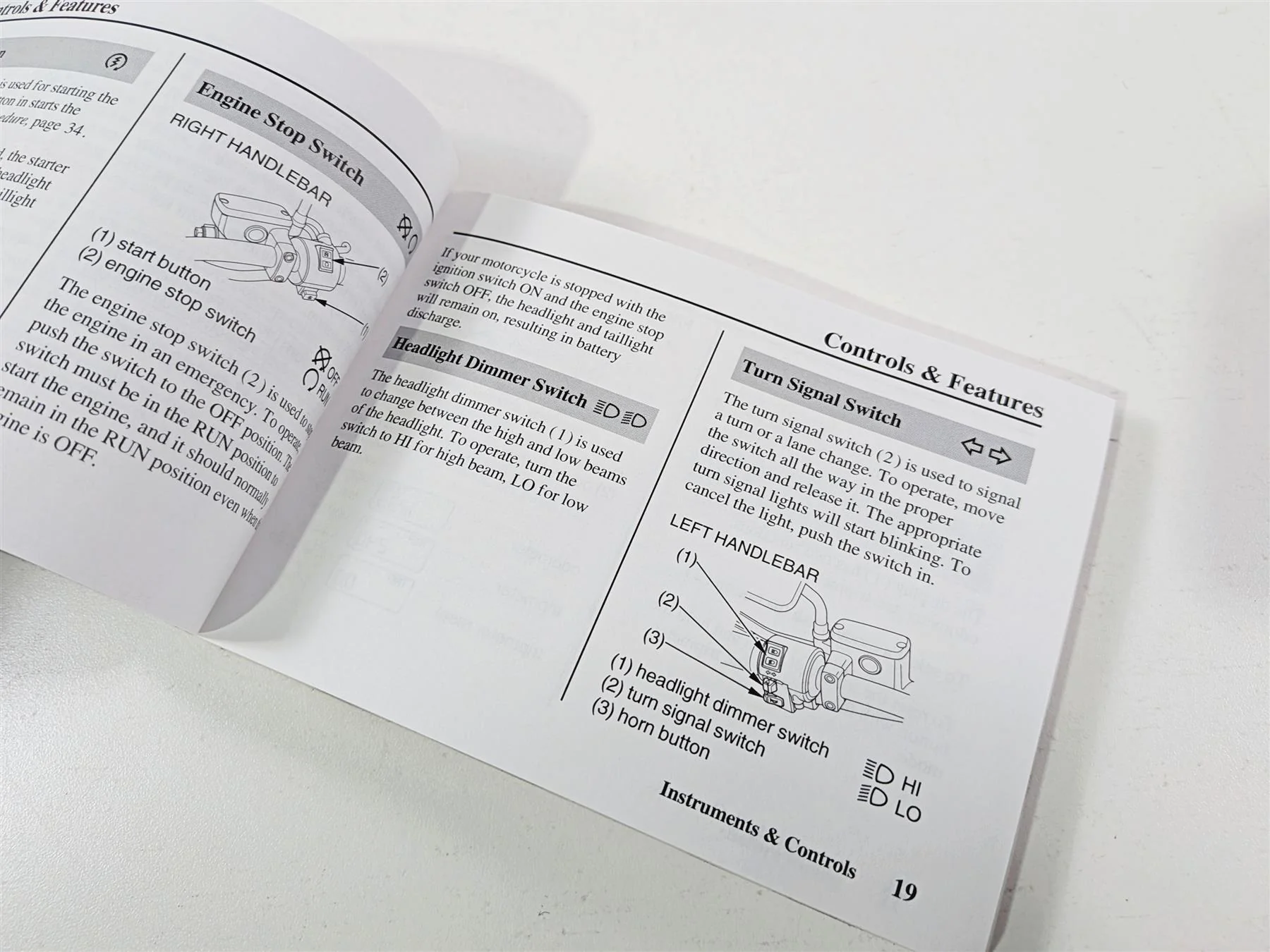 2003 Honda V-Twin VTX1800 C Owners Manual Booklet 00X31-MCH-6100 - Image 10