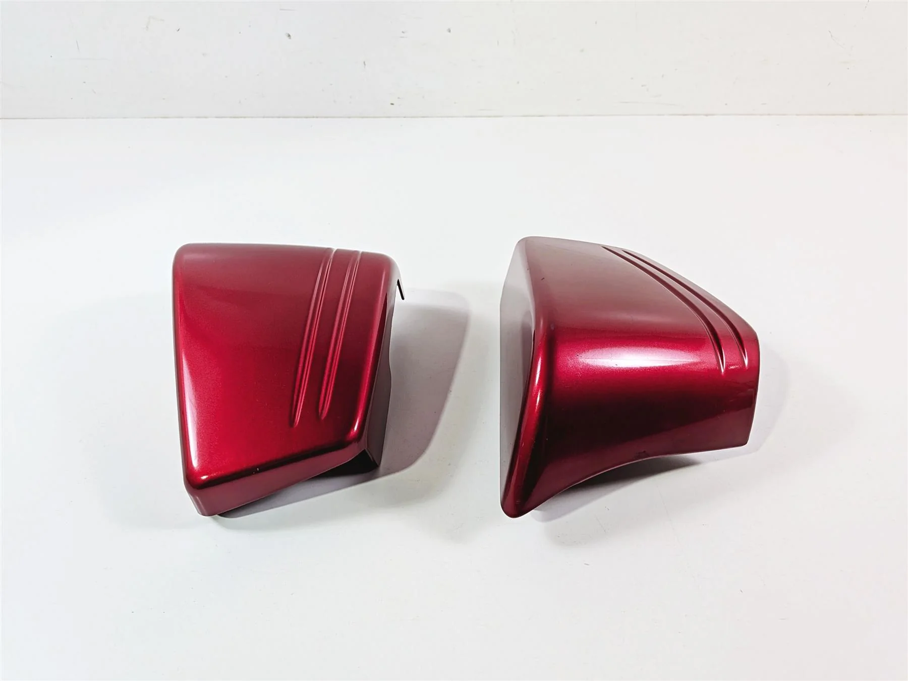 2003 Honda V-Twin VTX1800 C Side Cover Fairing Durango Red Set 83400-MCH-0000 - Image 3