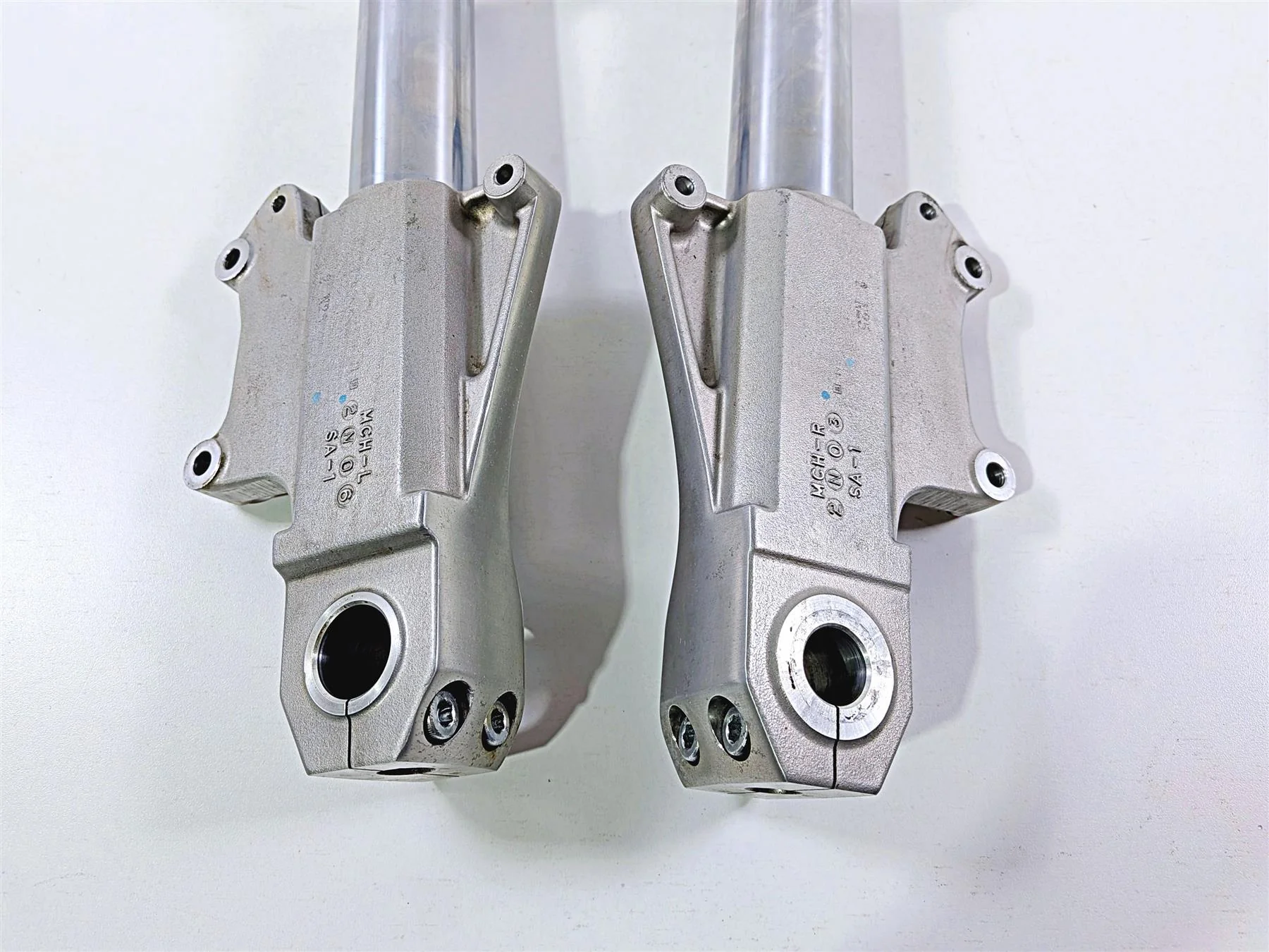 2003 Honda V-Twin VTX1800 C Straight Front Fork Leg Set - Read 51400-MCH-003 - Image 7