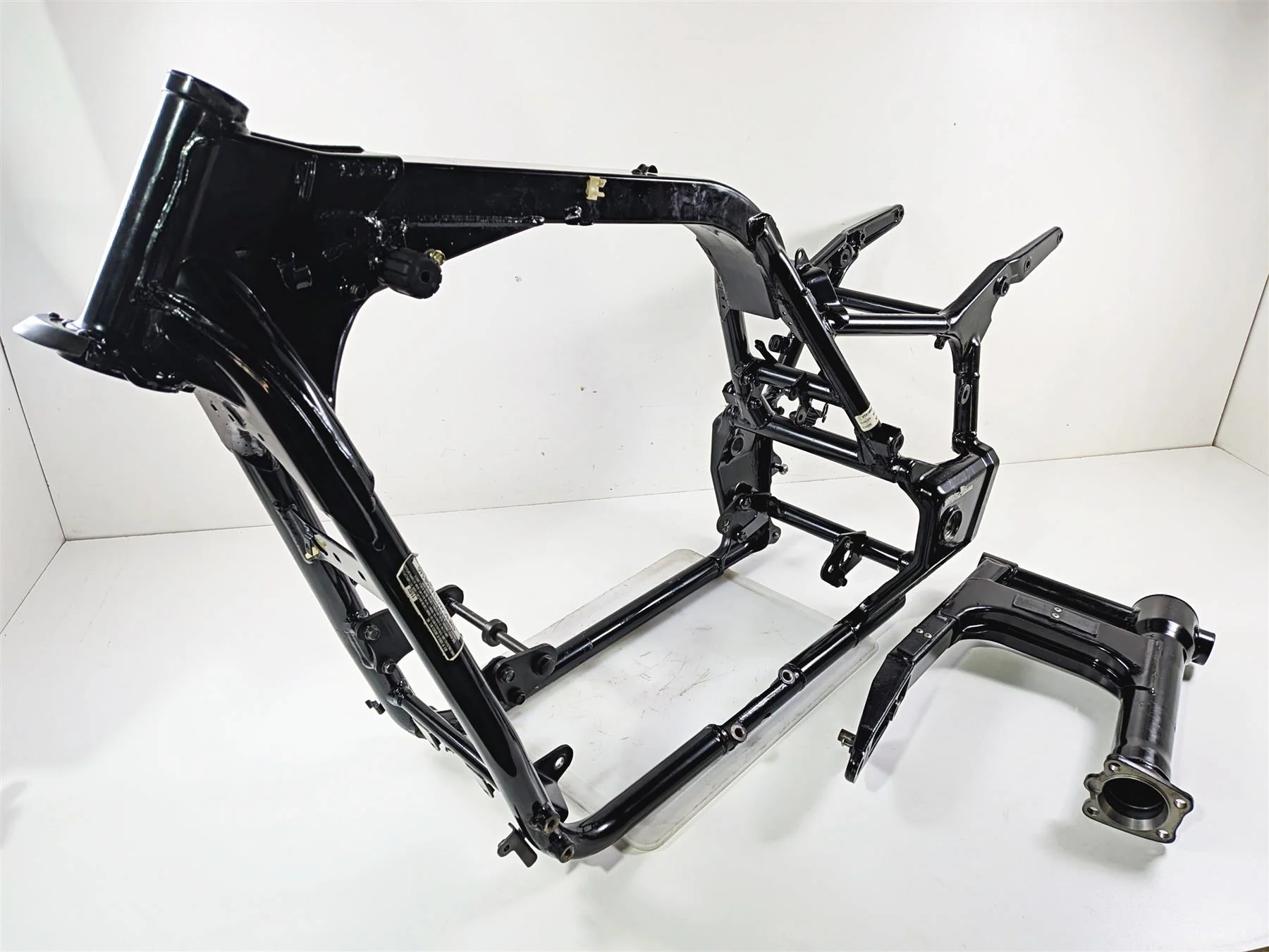 2003 Honda V-Twin VTX1800 C Straight Main Frame + Swingarm With Clean Texas Title 50100-MCH-000 - Image 7