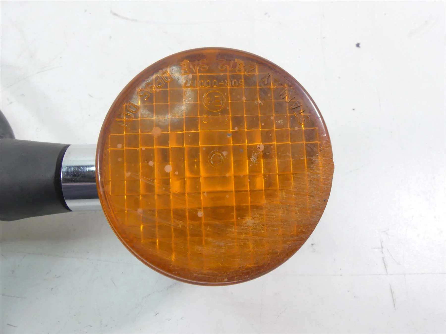 2003 Honda VTX1800R Front Blinker Turn Signal Lights & Clamp Set 33400-MBH-672 - Image 7
