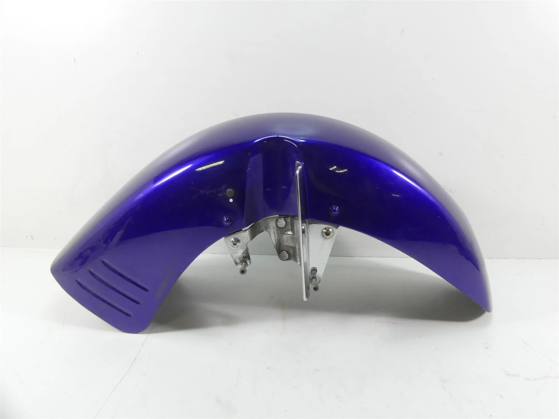2003 Honda VTX1800R Front Fender Tire Hugger Mud Guard - Dent 61100-MCV-R10ZA - Image 4