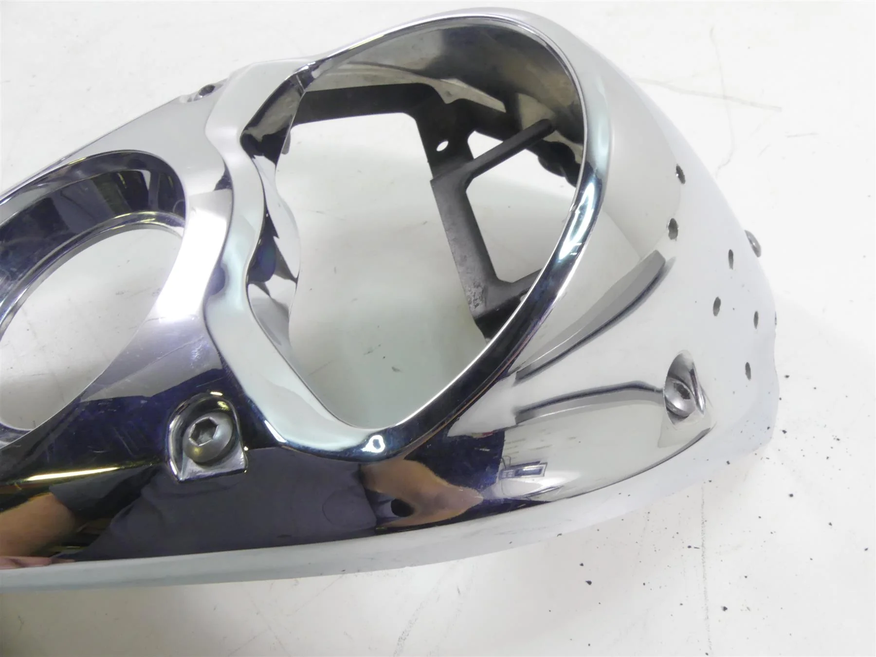 2003 Honda VTX1800R Fuel Gas Petrol Chrome Tank Dash Cover Fairing 17621-MCV-000 - Image 10