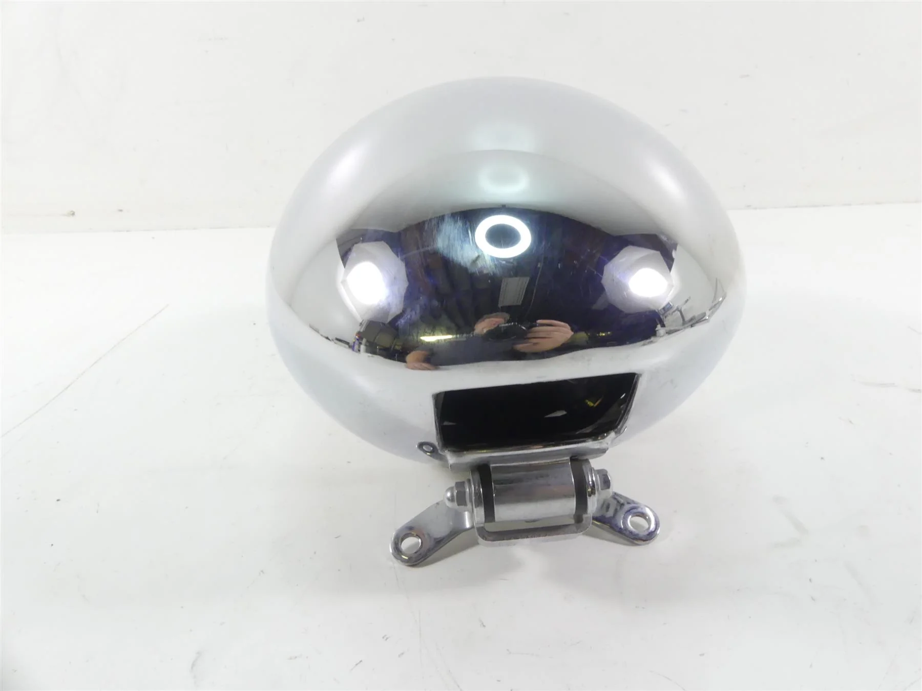2003 Honda VTX1800R Headlight Head Light Lamp & Chrome Housing Set 33120-MEA-671 - Image 3