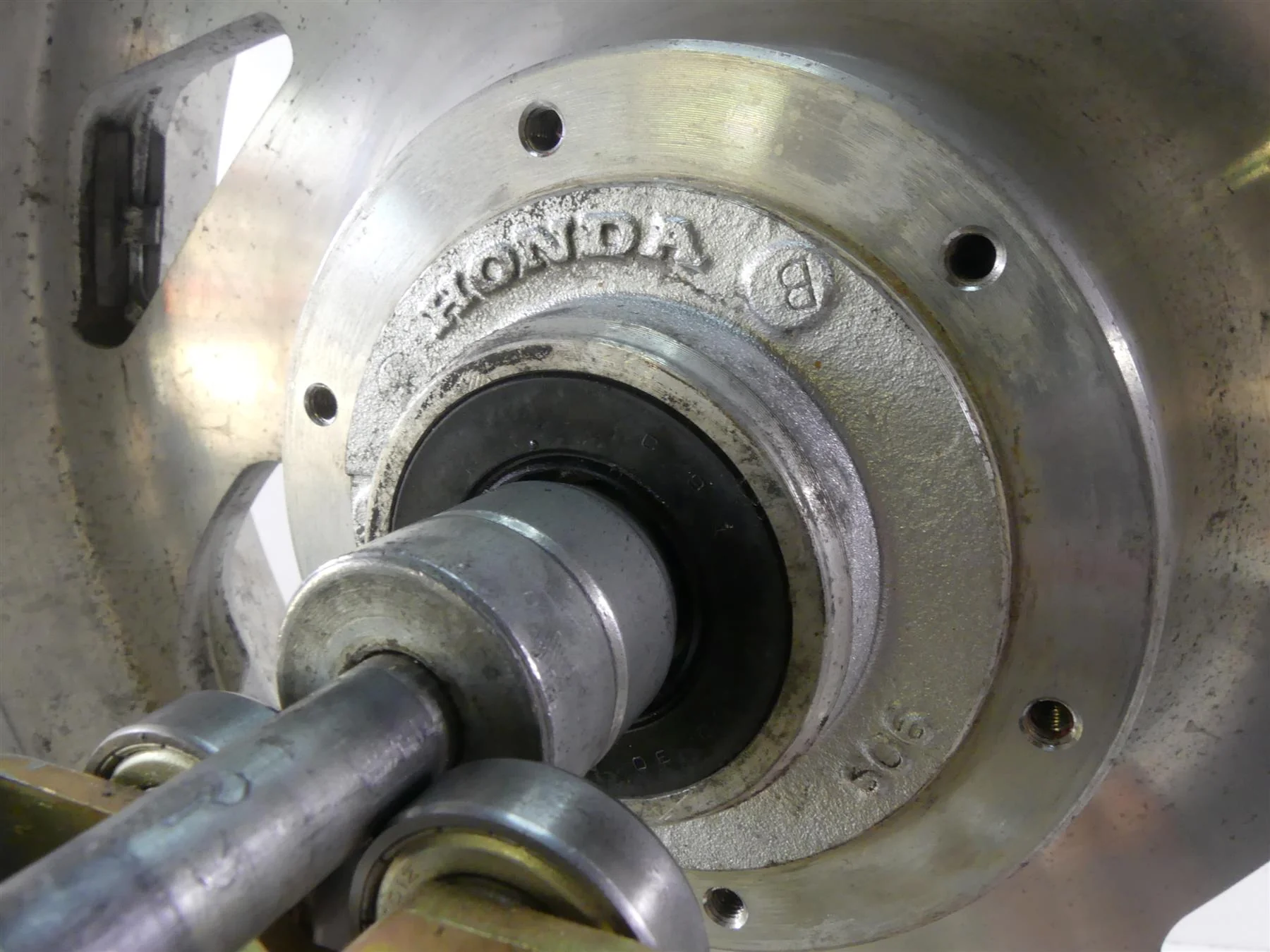 2003 Honda VTX1800R Straight Front Cast Wheel Rim 17x3.5 44650-MCV-000 - Image 9
