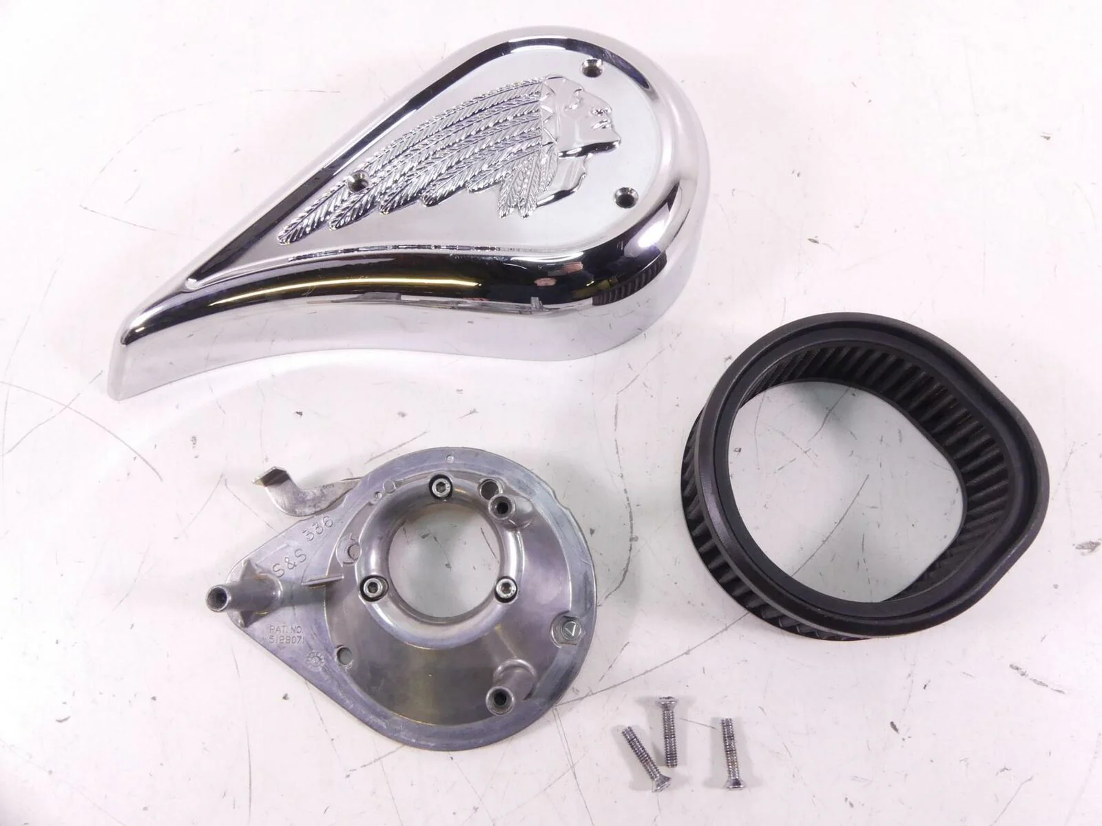 2003 Indian Spirit Springfield S&S Air Filter Cleaner Breather -read 07-800